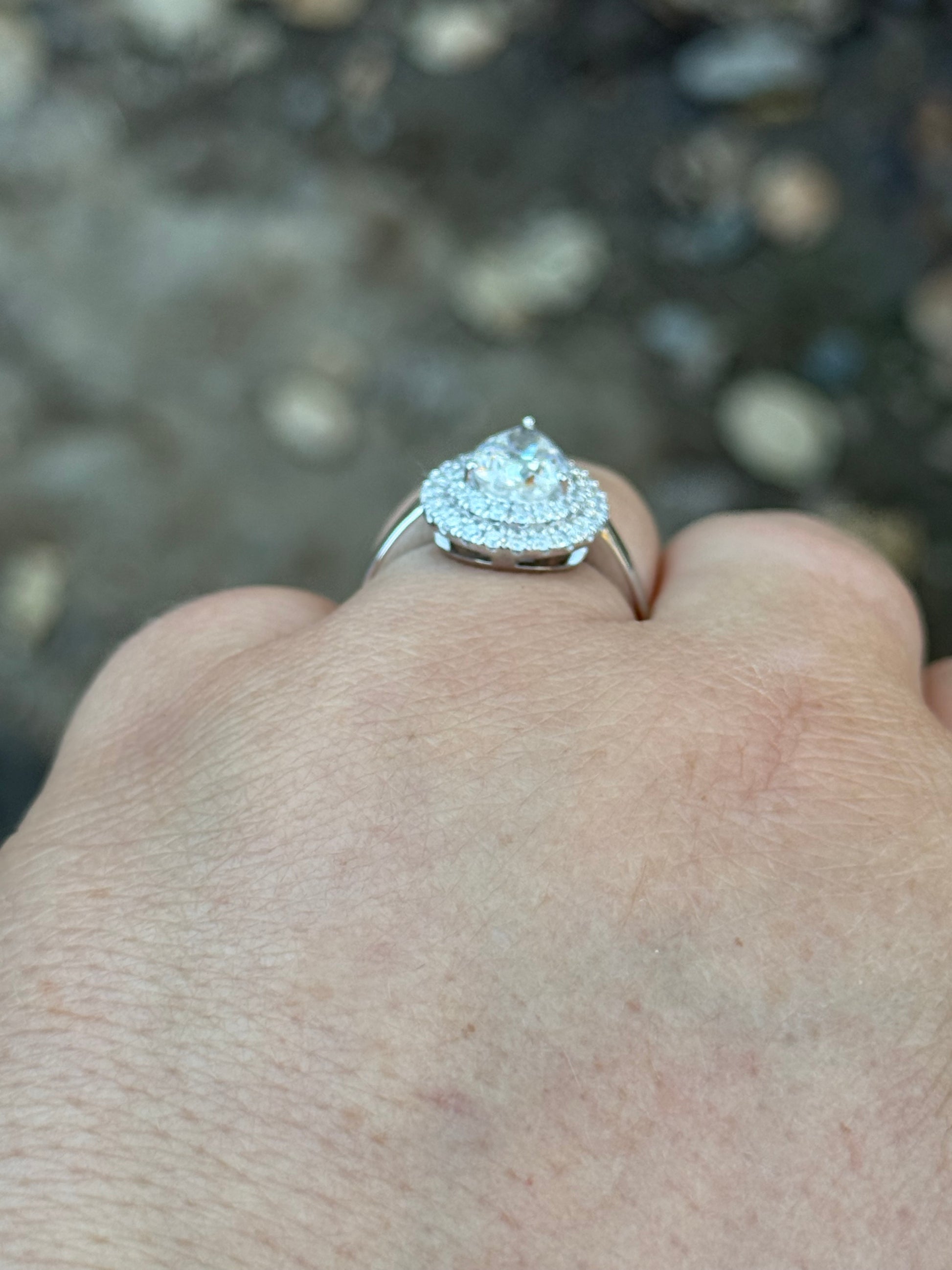 Andie Sterling Silver Engagement Ring Engagement Rings Tines Ranch Co
