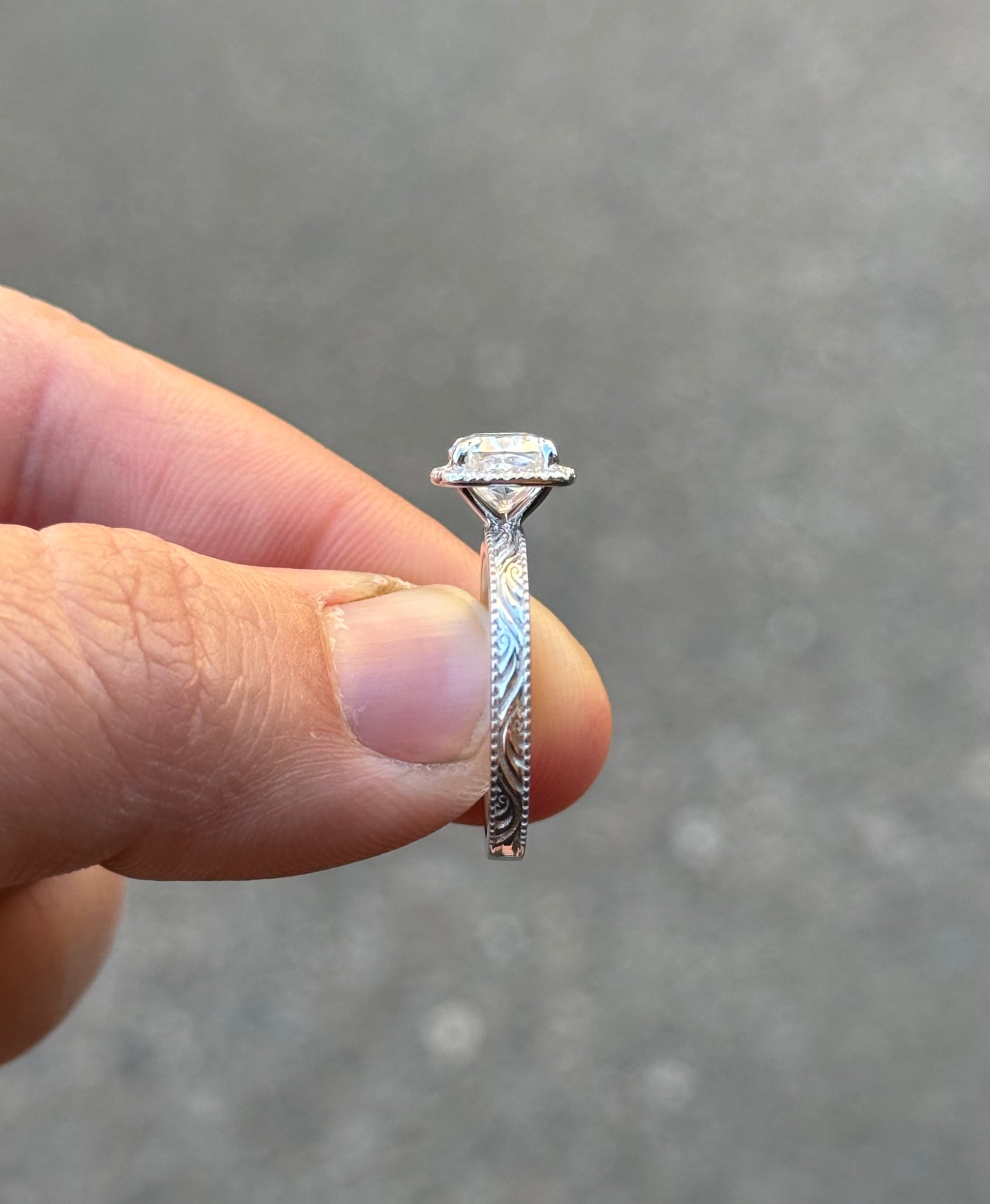 Skylar Sterling Silver Promise Ring Engagement Rings Tines Ranch Co