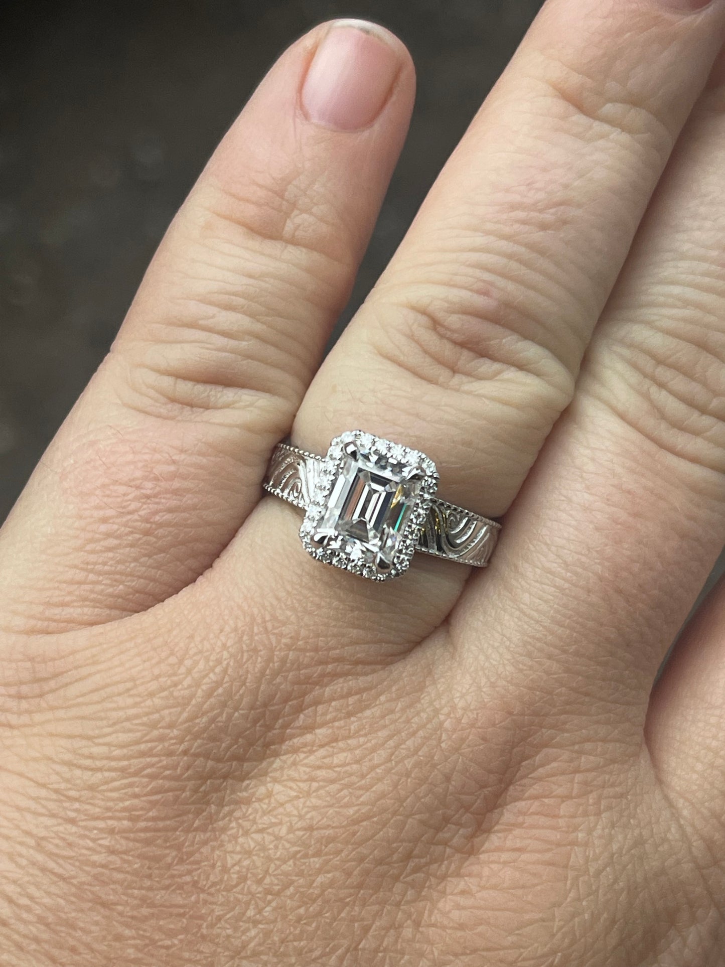Sophia Sterling Silver Engagement Ring