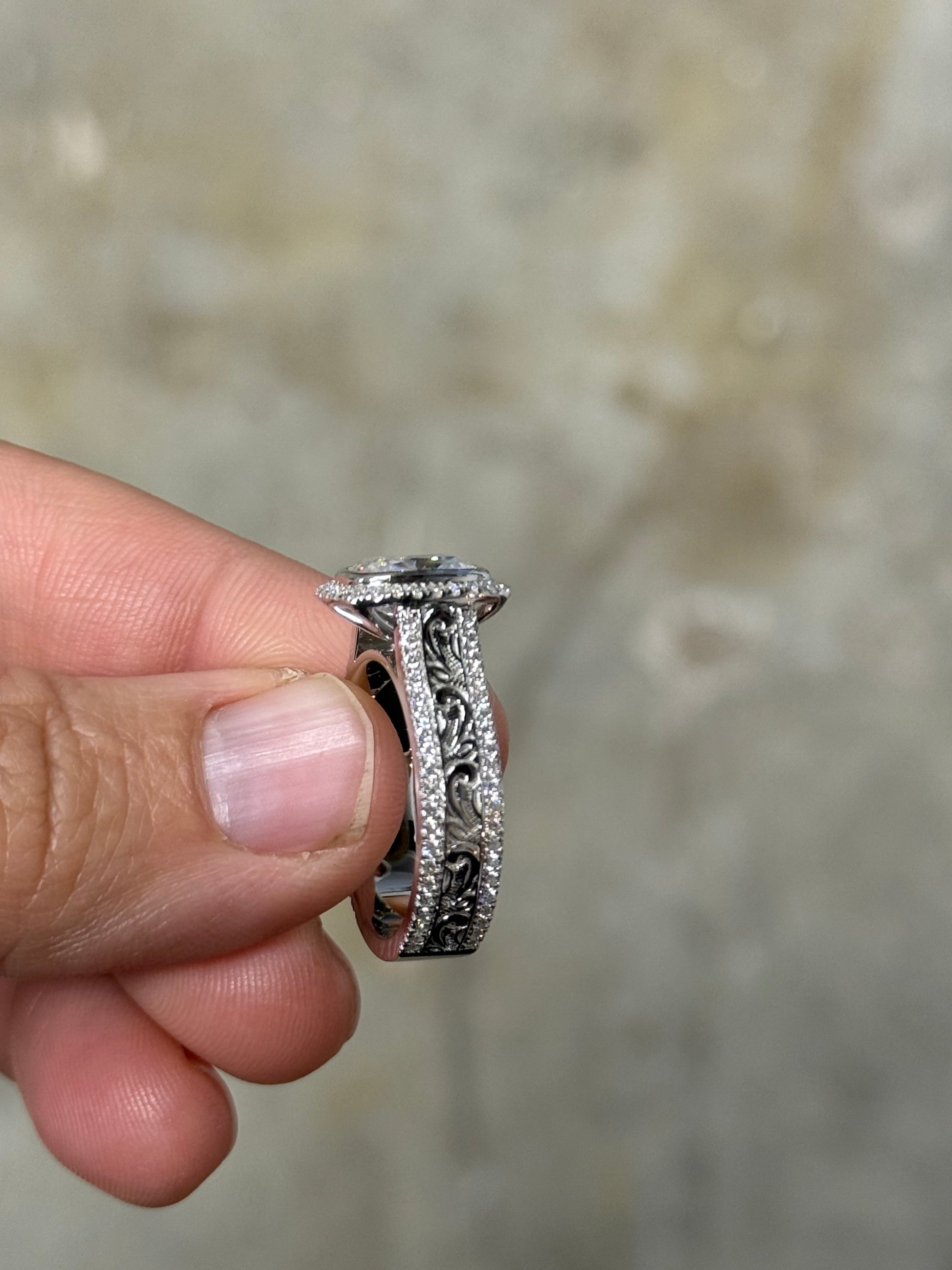 McKay Cathedral Sterling Silver Engagement Ring Engagement Rings Tines Ranch Co