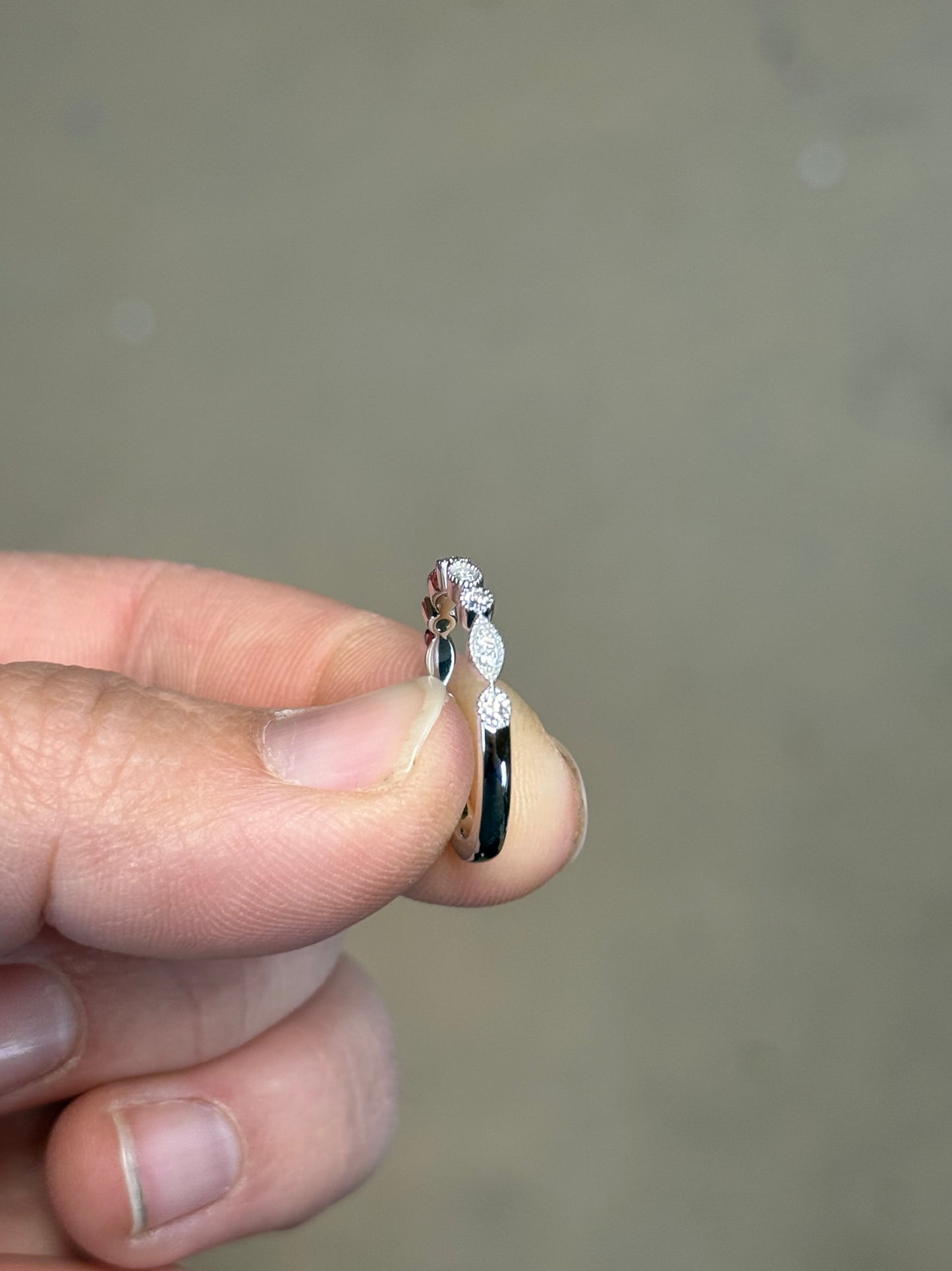 Mariposa Moissanite Wedding Band Tines Ranch Co