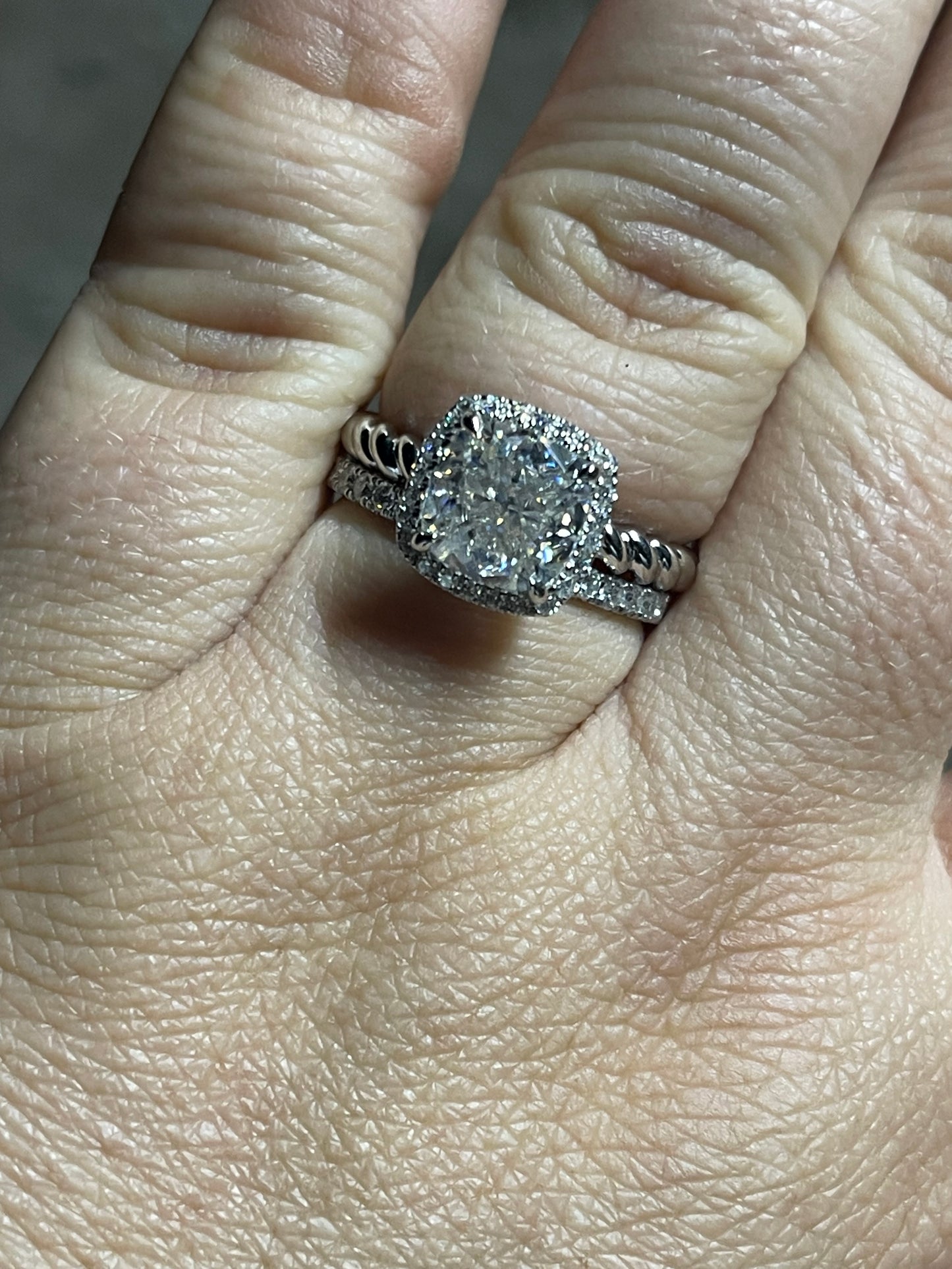 Stevie Sterling Silver Engagement Ring