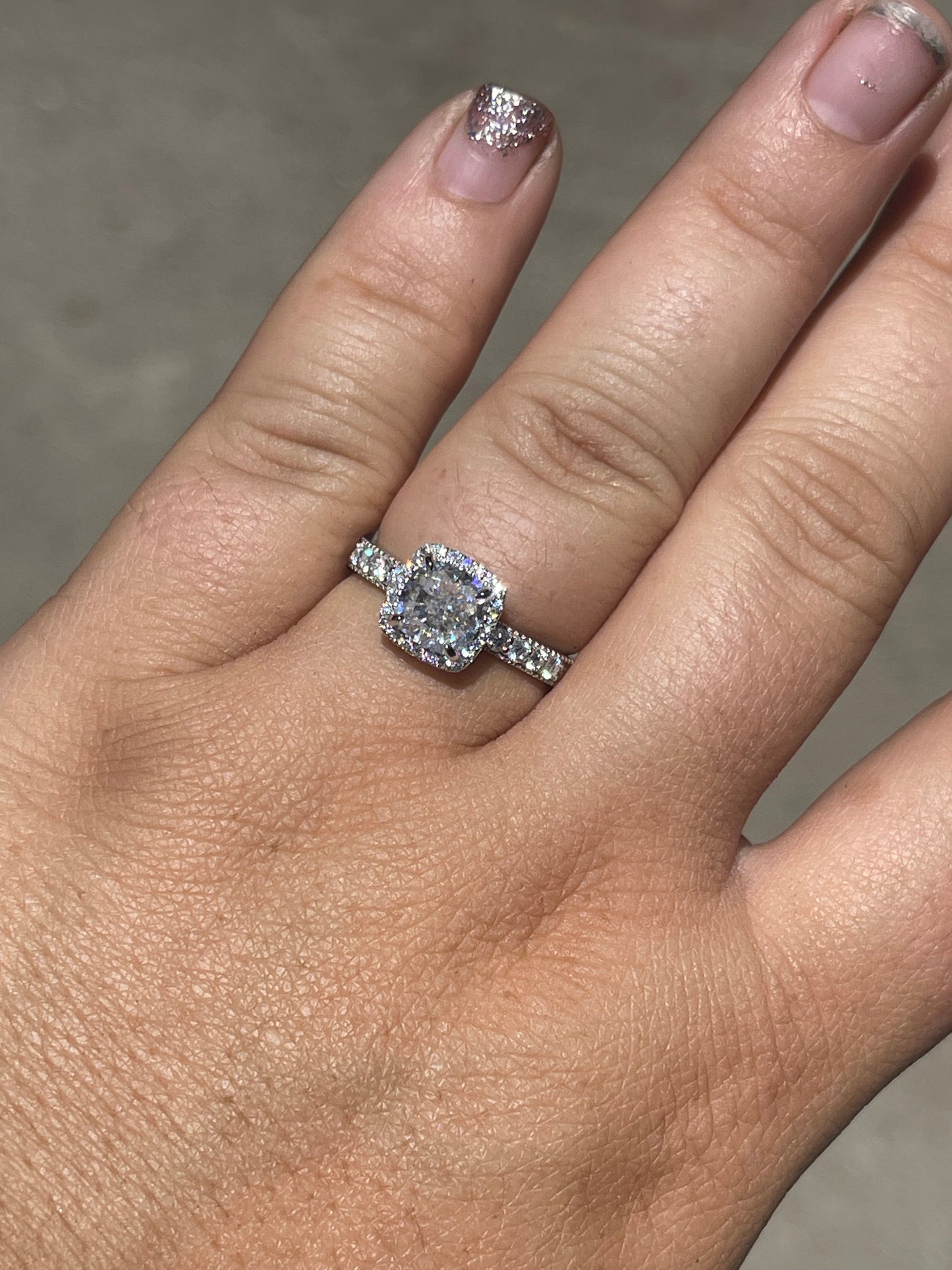 Skylar Pave Engagement Ring