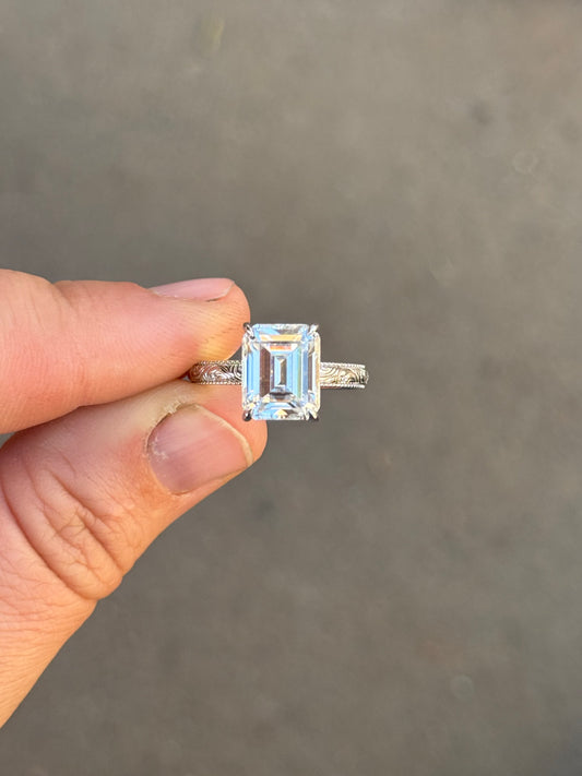 Scout 5ct Hidden Halo Engagement Ring