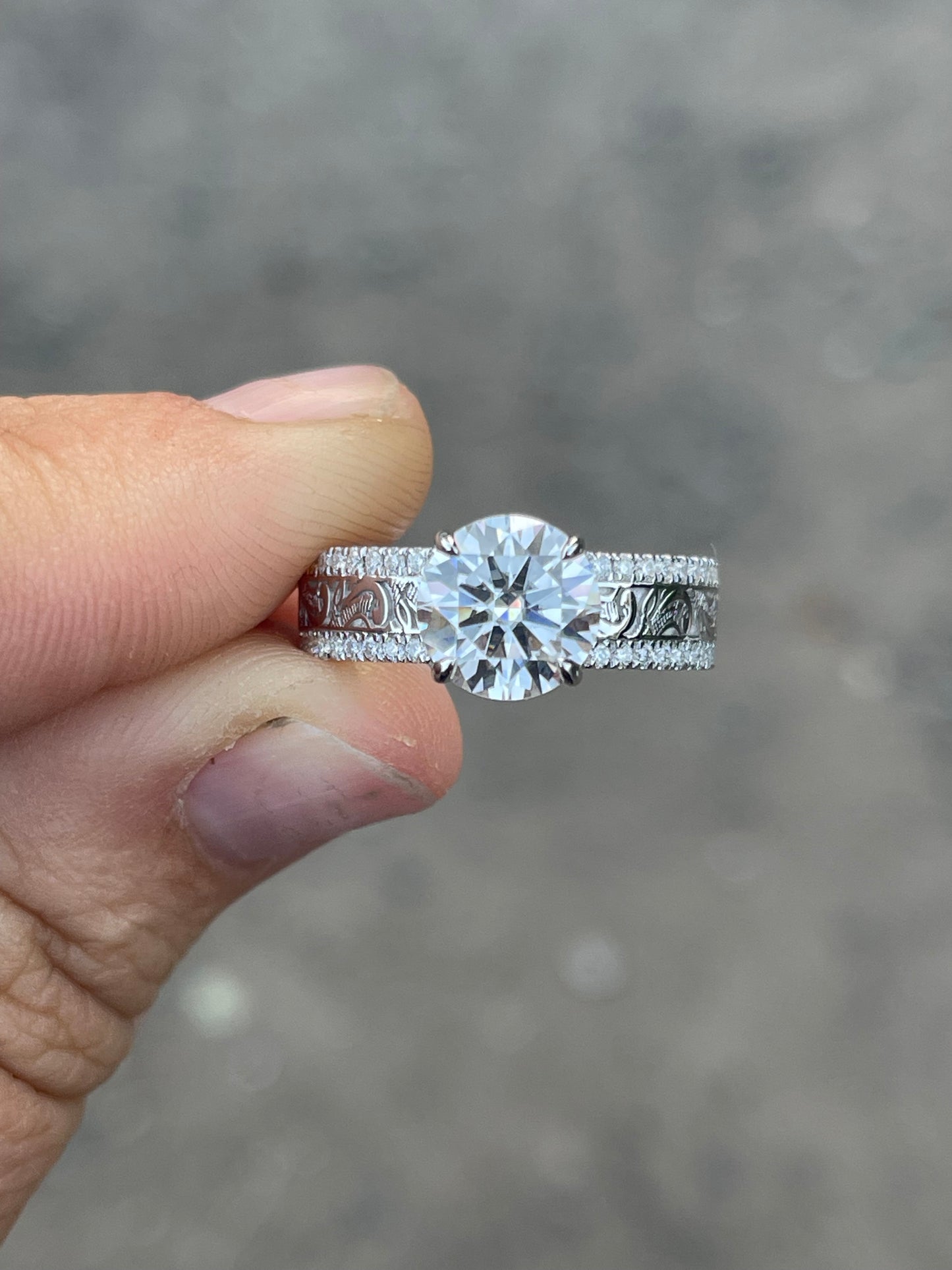 Oaklee (LP) Sterling Silver Engagement Ring