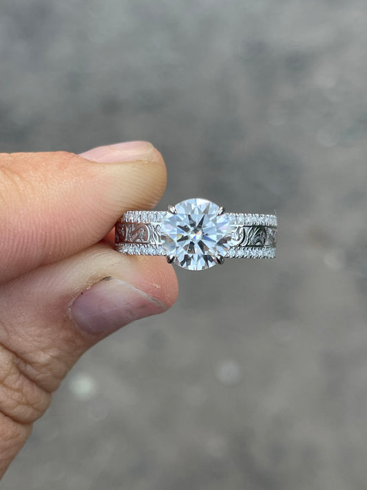 Oaklee (LP) Sterling Silver Engagement Ring