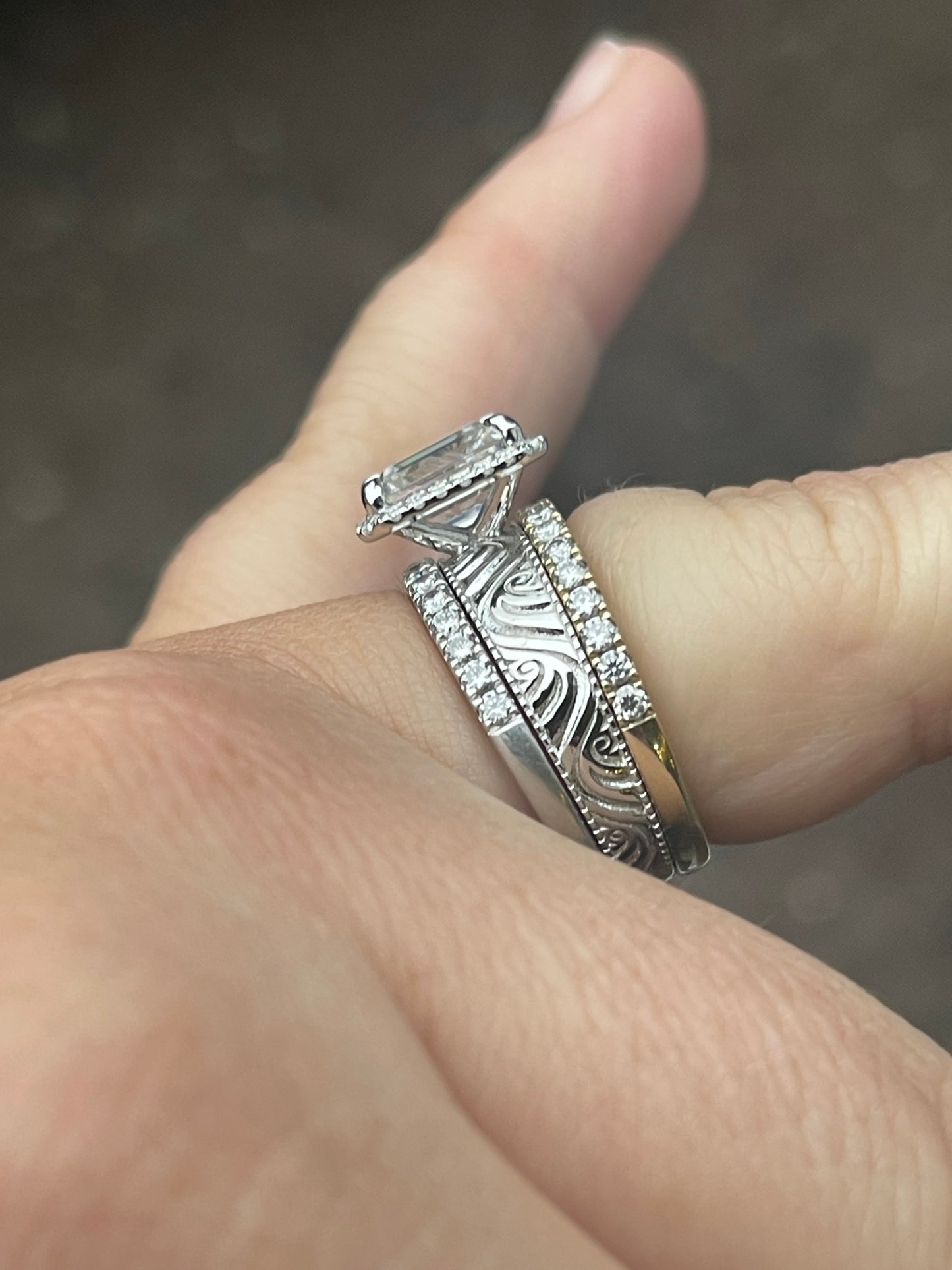 Sophia Sterling Silver Engagement Ring