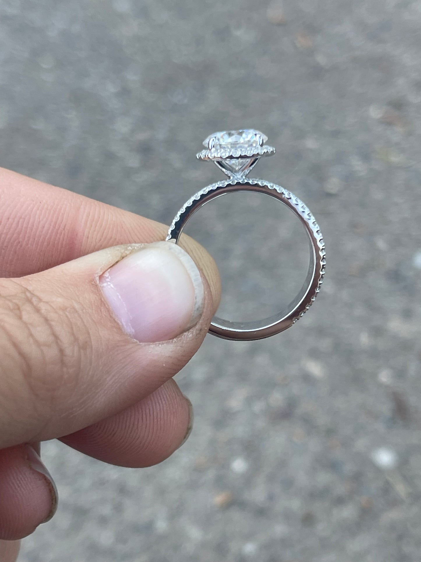 Camdyn Sterling Silver Engagement Ring