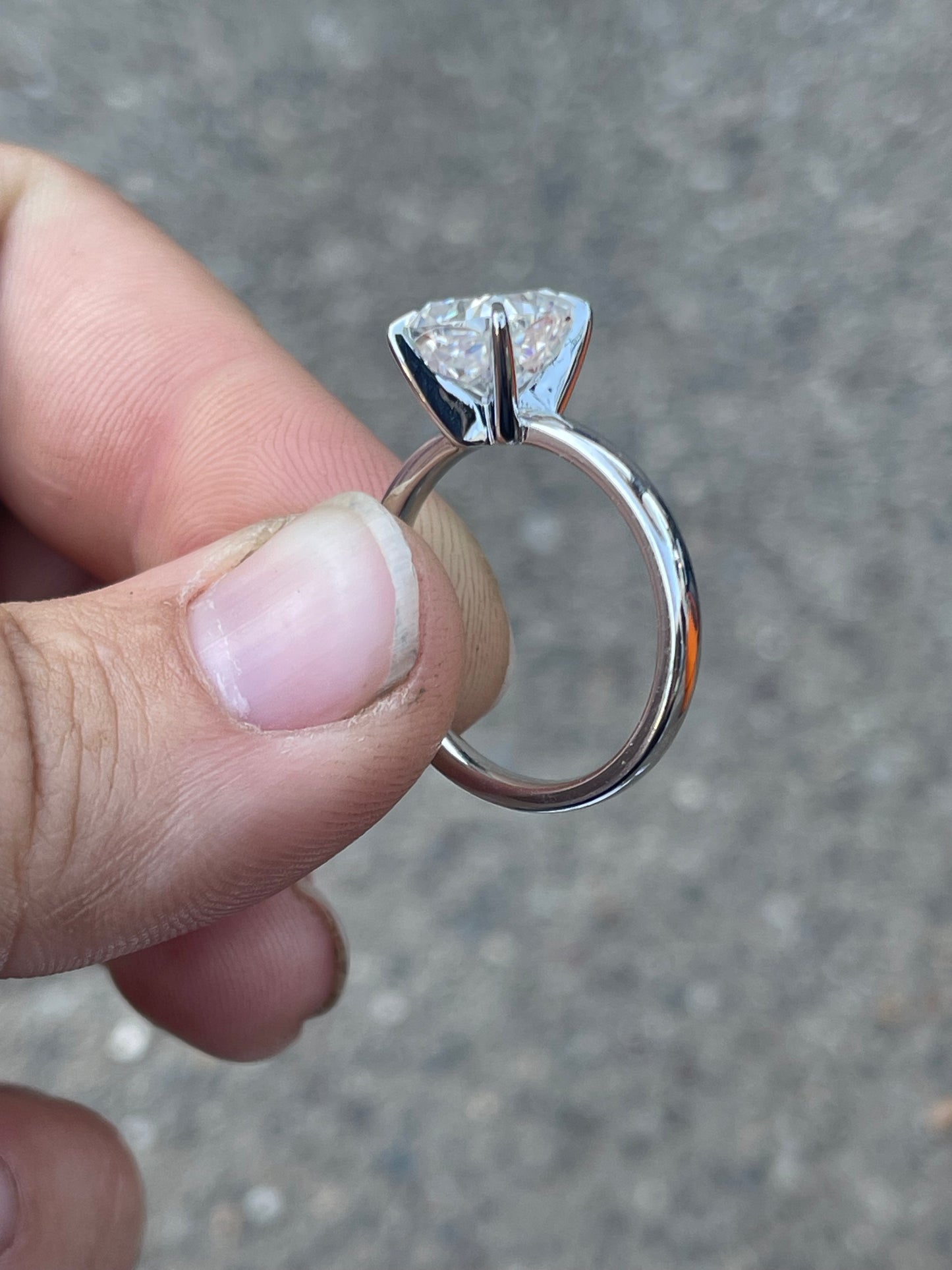 Blayne Sterling Silver Engagement Ring