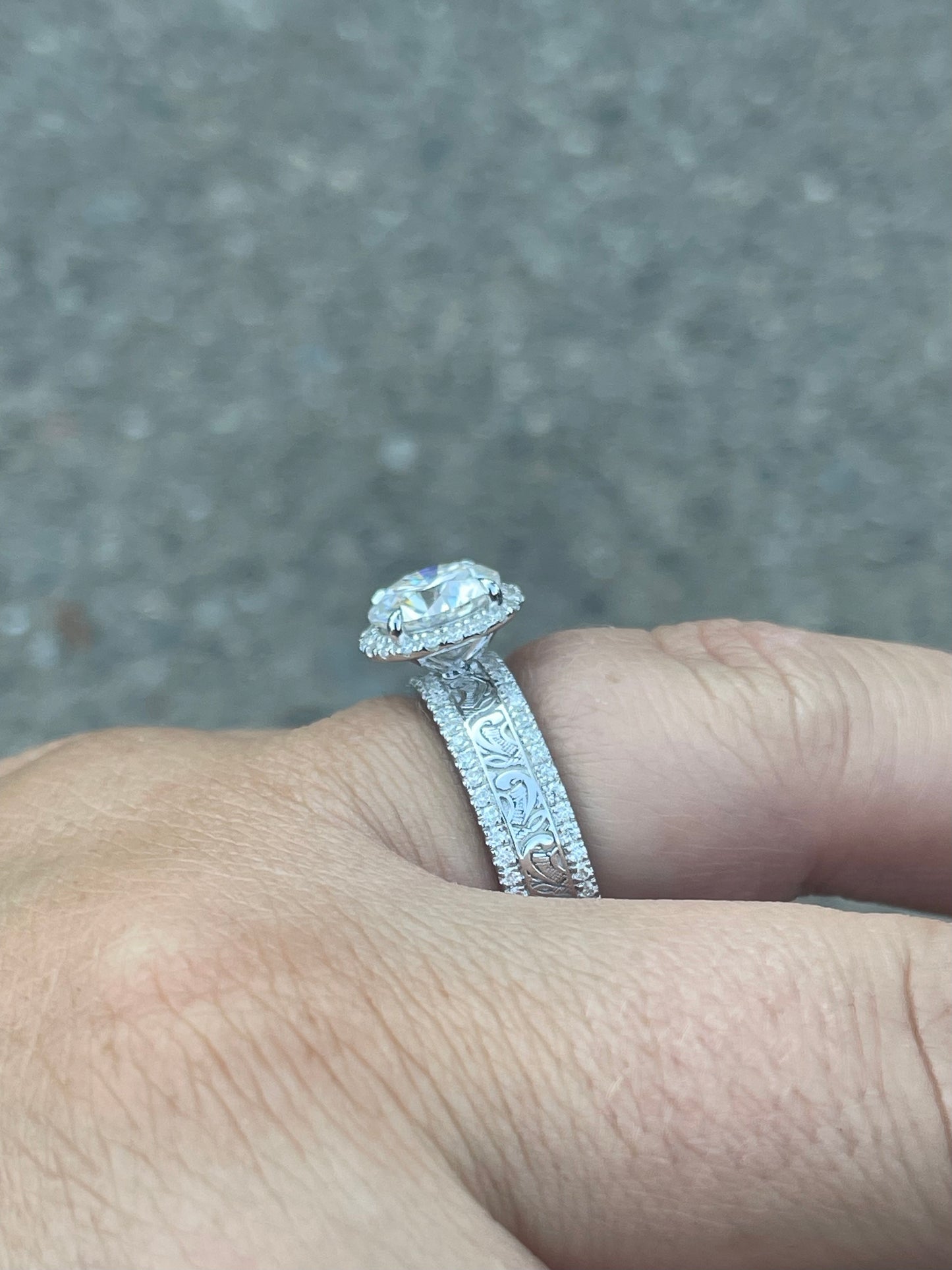 Camdyn Sterling Silver Engagement Ring