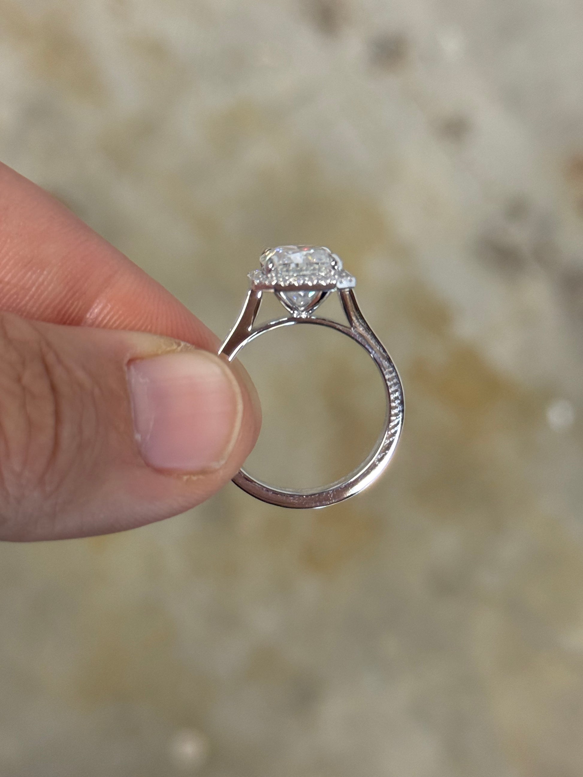 Nadeen 4ct Cathedral Sterling Silver Engagement Ring Engagement Rings Tines Ranch Co