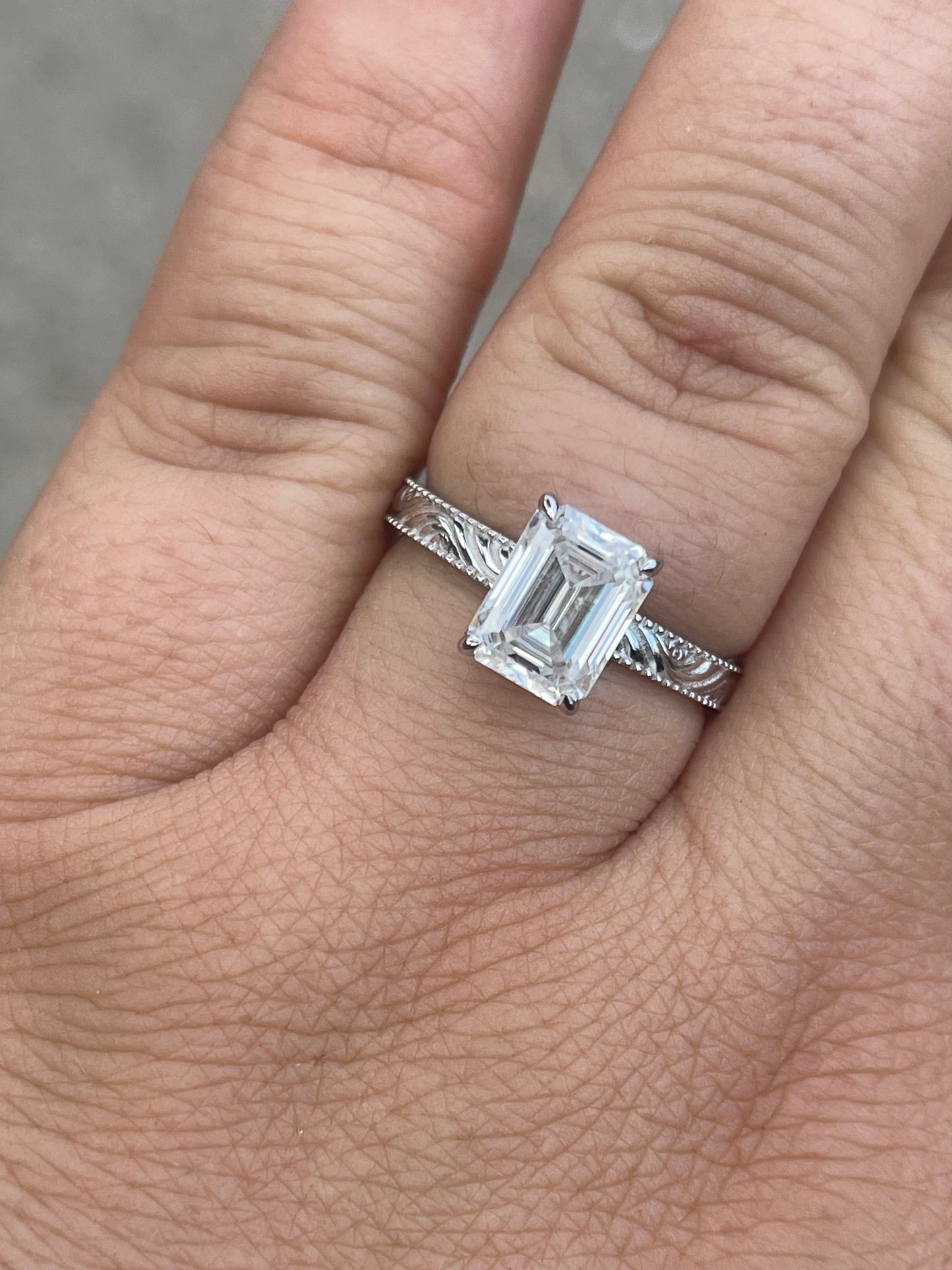 Delaney Sterling Silver Engagement Ring