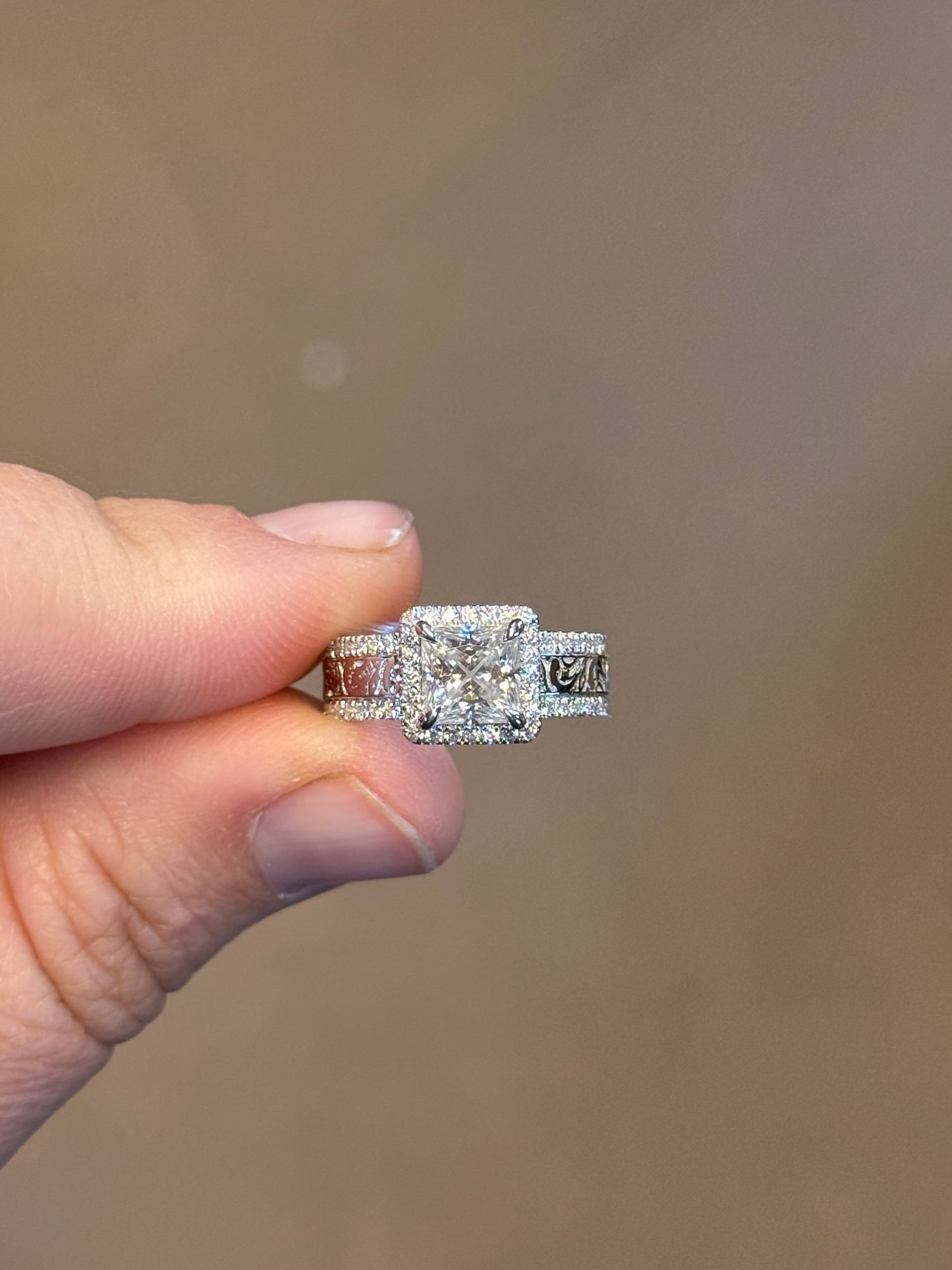 Reid (LP) 1.5ct 6US Sterling Silver Engagement Ring Engagement Rings Tines Ranch Co