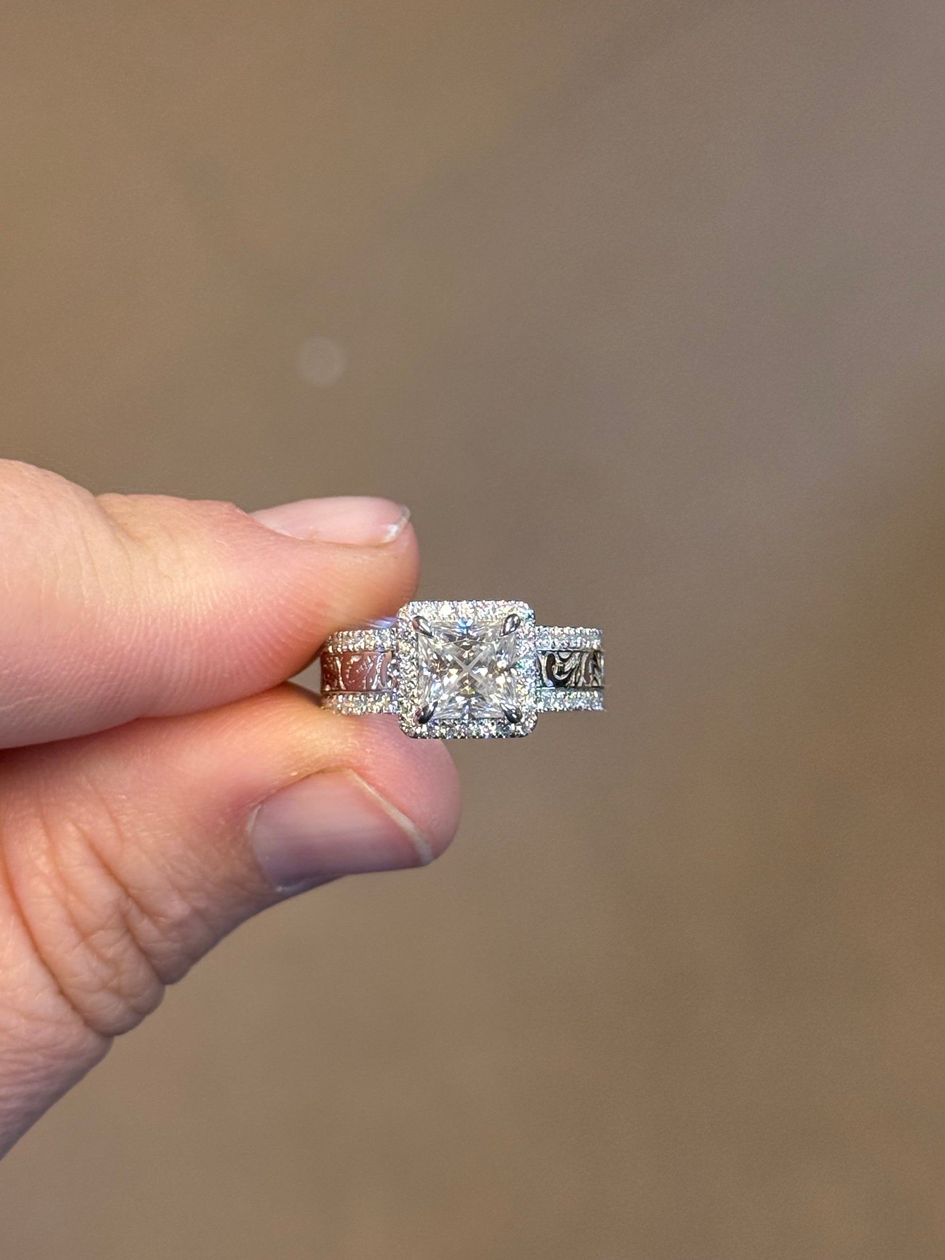 Reid (LP) 1.5ct 6US Sterling Silver Engagement Ring Engagement Rings Tines Ranch Co