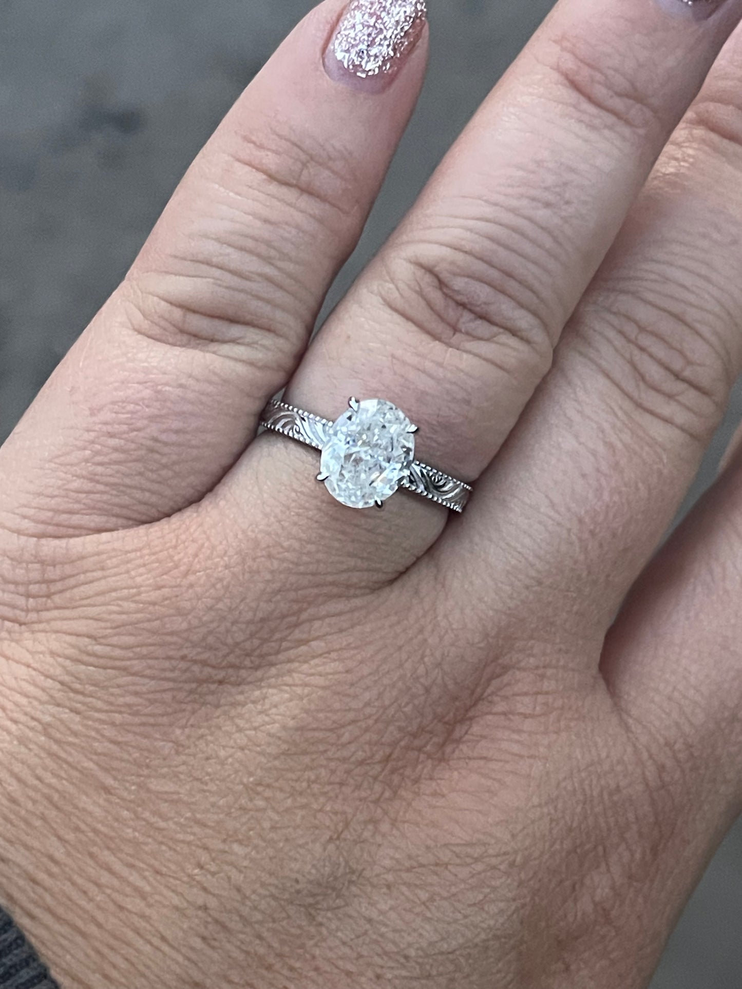 Dani Sterling Silver Engagement Ring