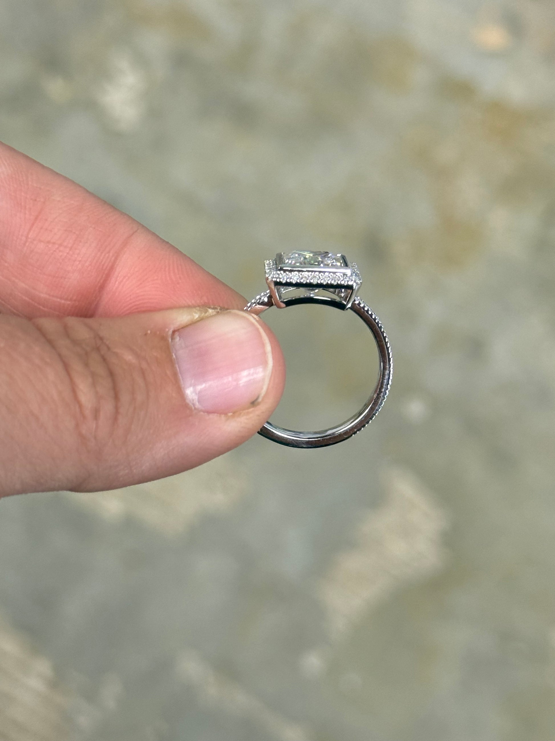 Remi (LP) Bezel Engagement Ring Engagement Rings Tines Ranch Co