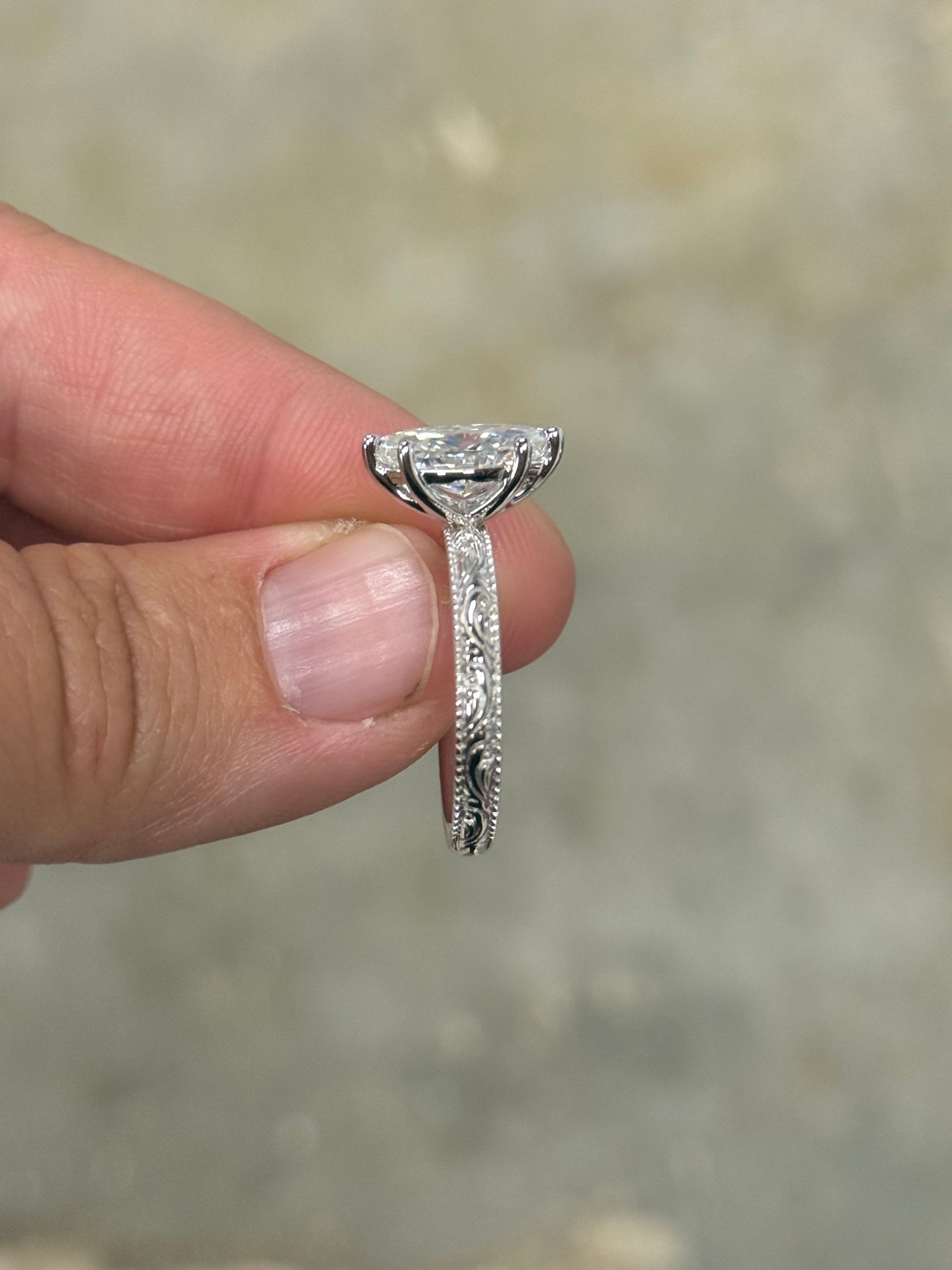 Dorothy 9.5US Sterling Silver Engagement Ring Engagement Rings Tines Ranch Co