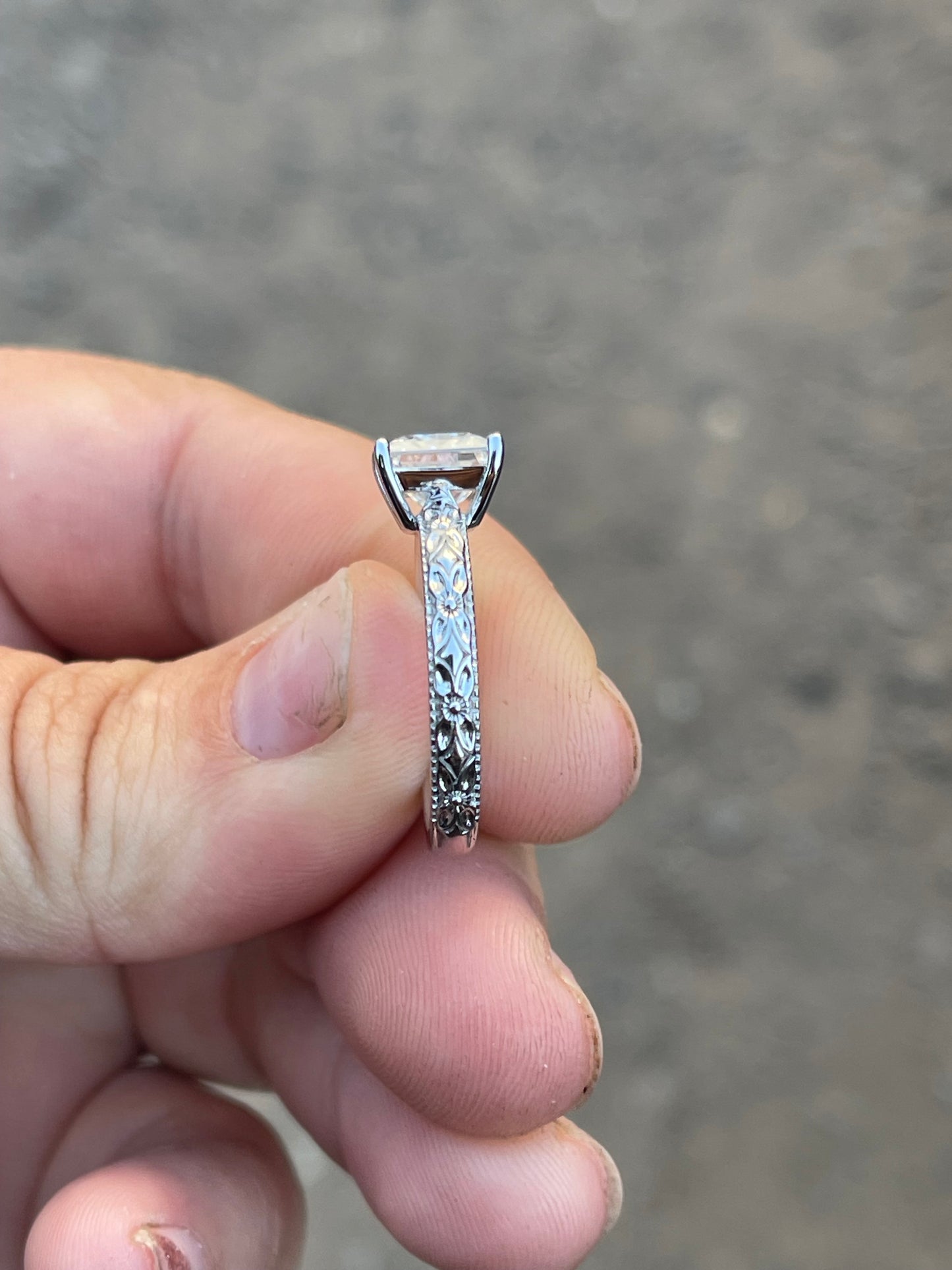 Ember (LP) Sterling Silver Engagement Ring