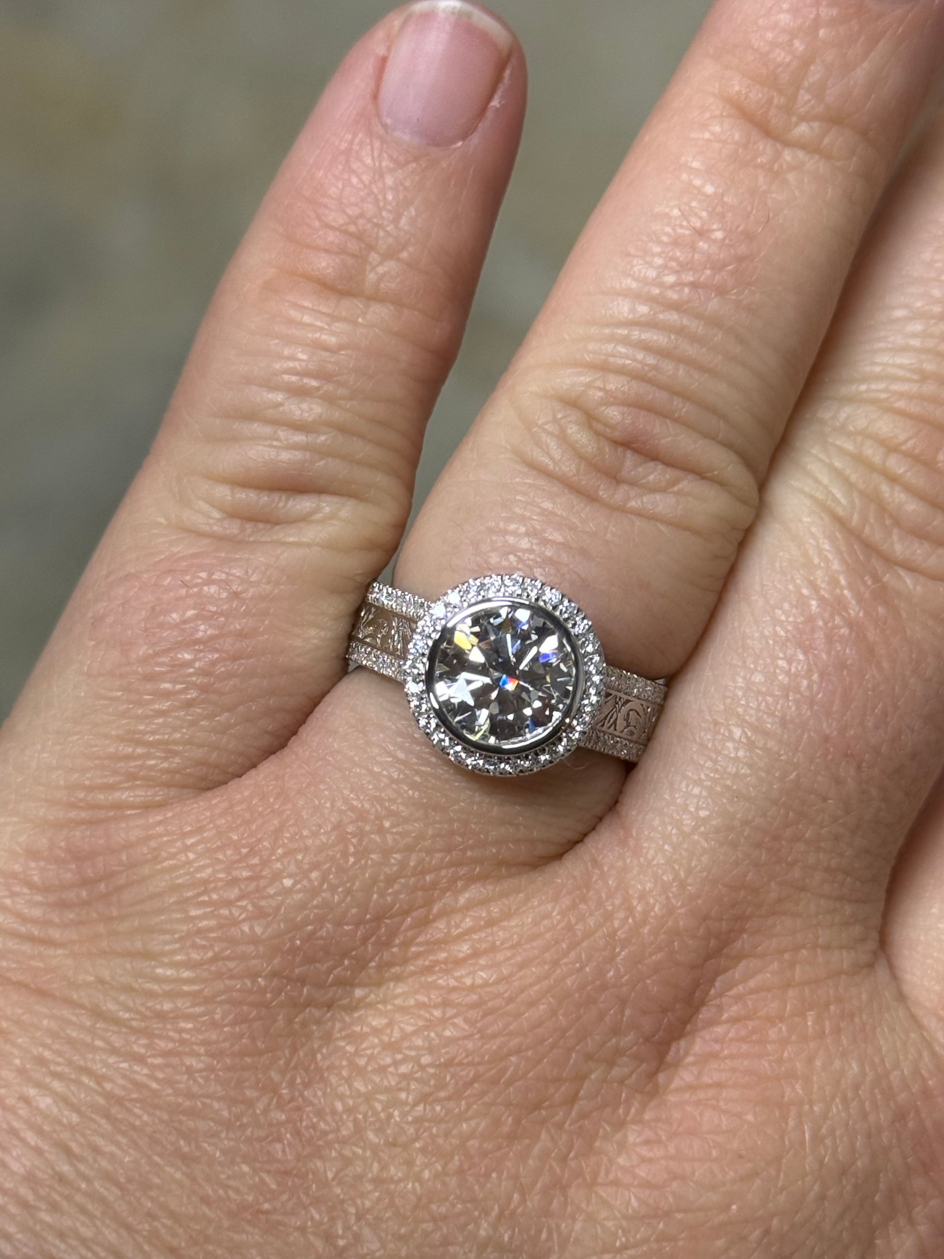 Georgia Cathedral Sterling Silver Engagement Ring Engagement Rings Tines Ranch Co