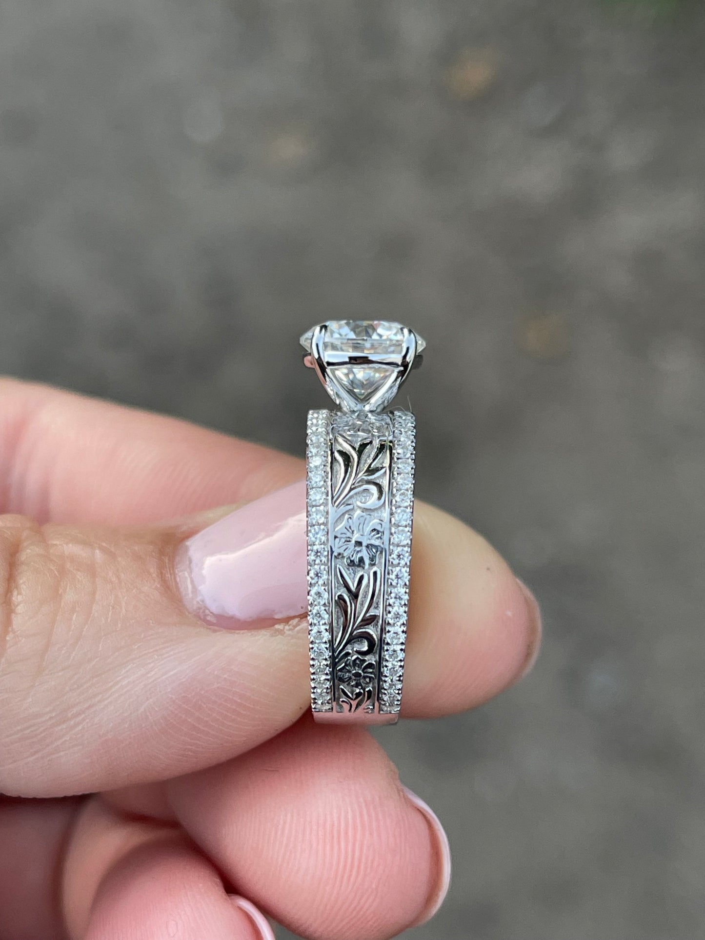 Luca Sterling Silver Engagement Ring