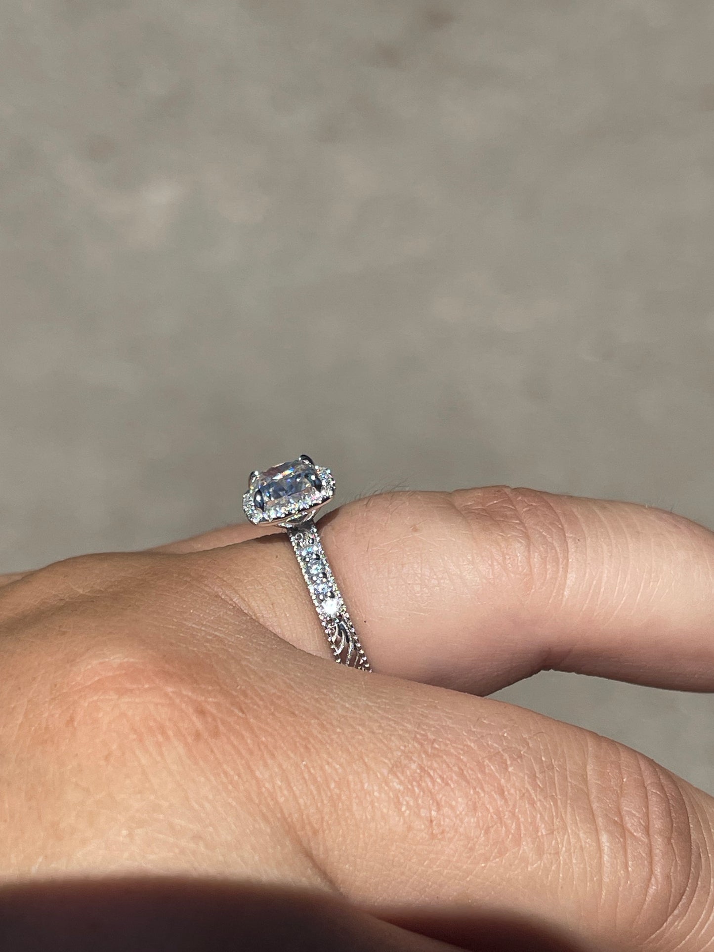 Skylar Pave Engagement Ring