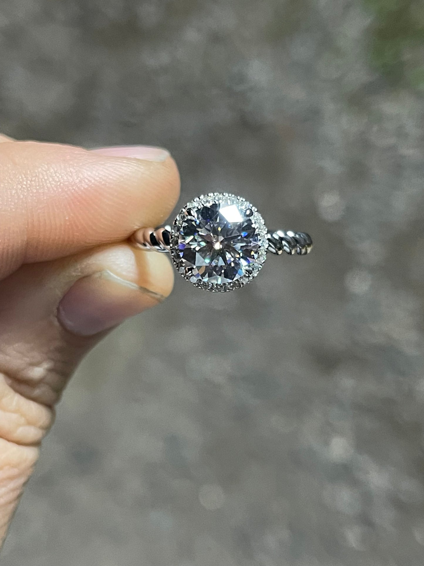 Baylyn Sterling Silver Engagement Ring