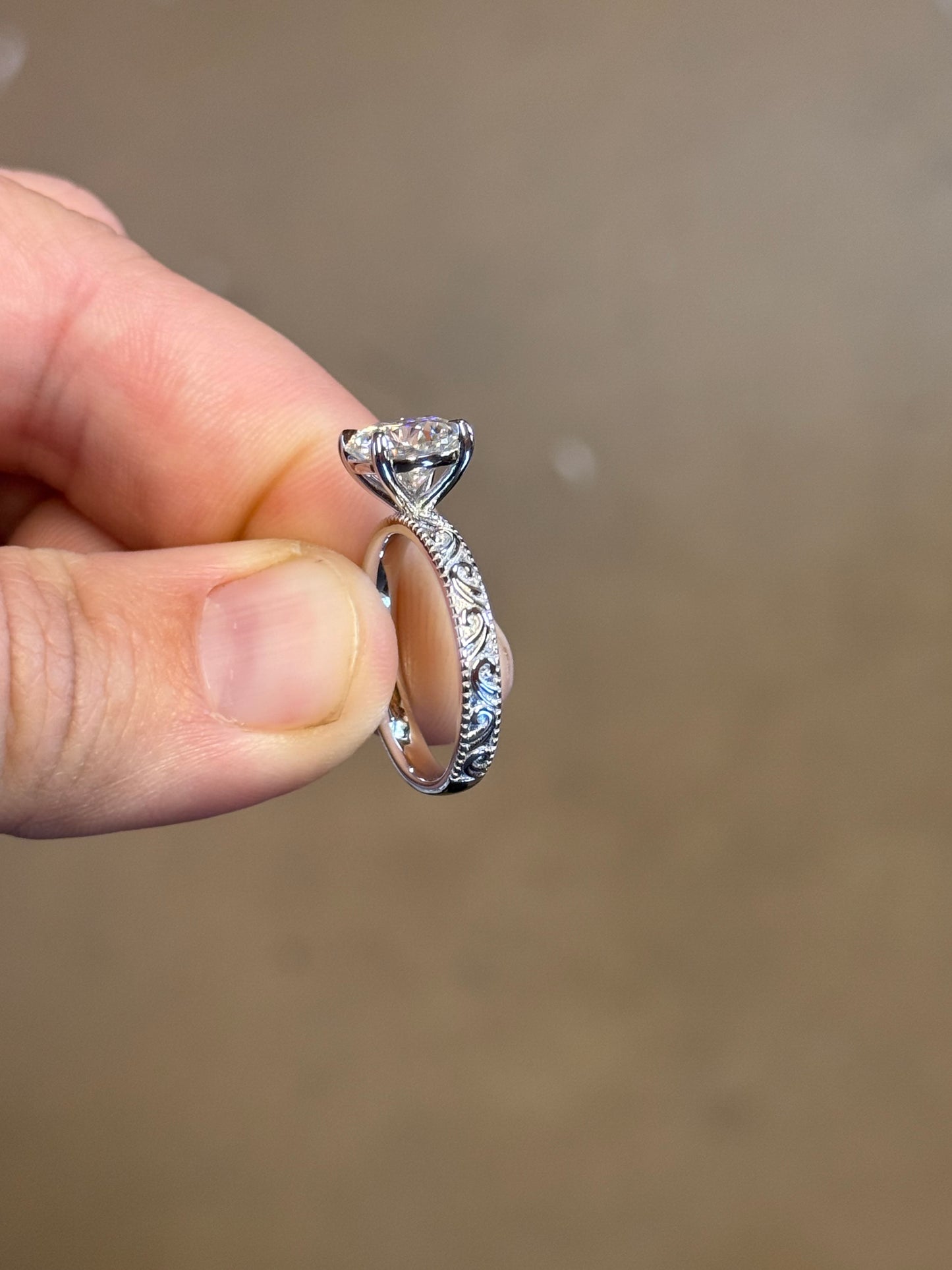 Charlene Sterling Silver Engagement Ring Engagement Rings Tines Ranch Co