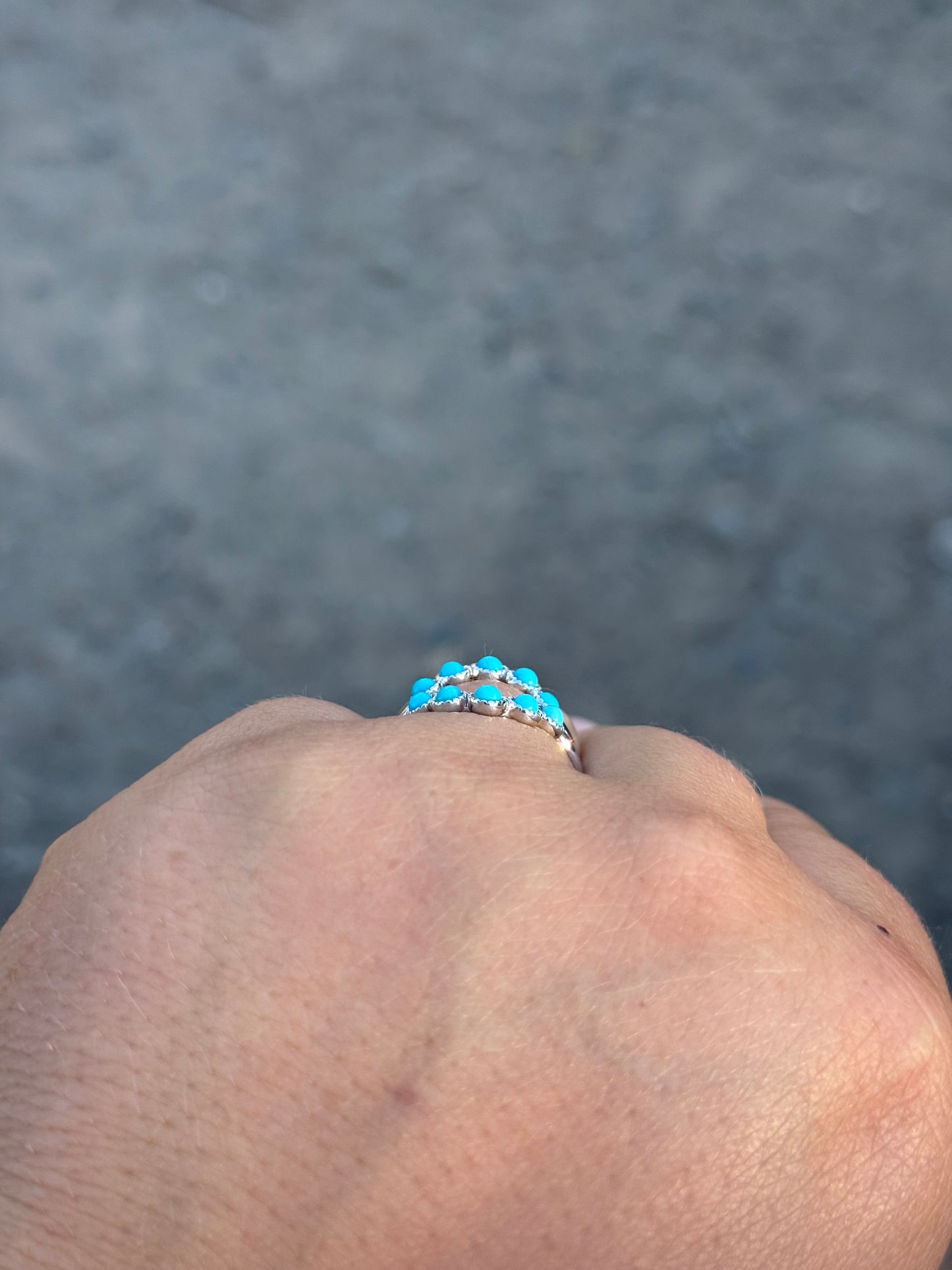 Ringo Jr. Insert Turquoise Wedding Band