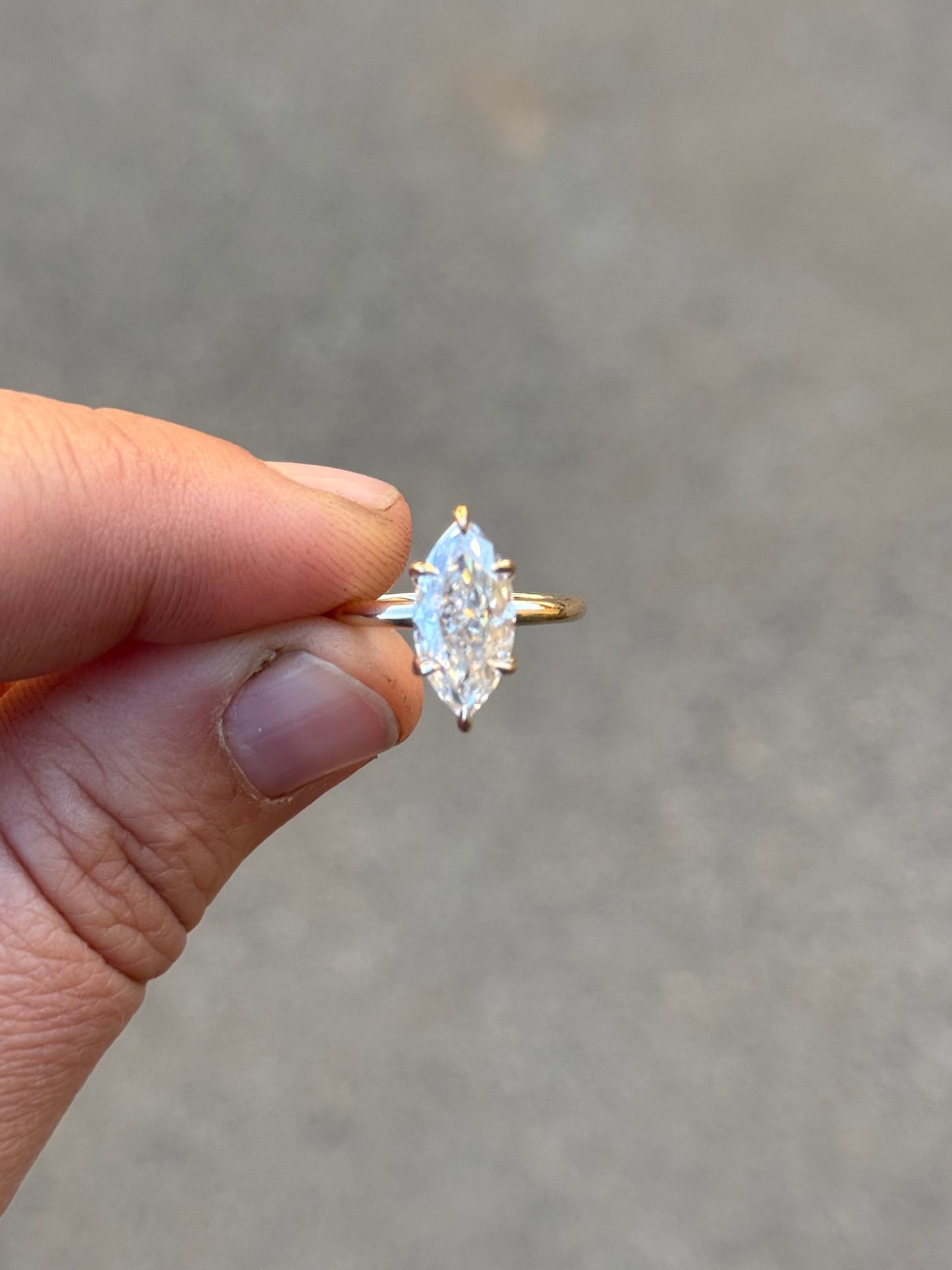 Custom Marquise Engagement Ring Engagement Rings Tines Ranch Co