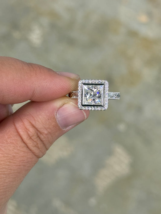 Remi (LP) Bezel Engagement Ring Engagement Rings Tines Ranch Co