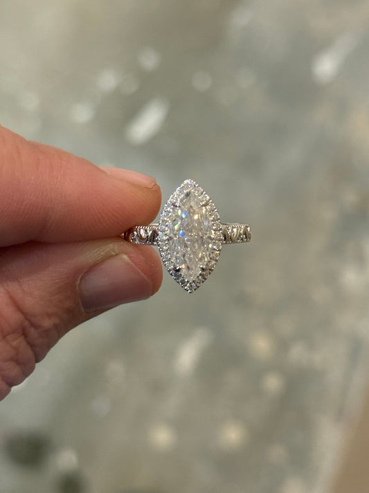 McCrae Cathedral Sterling Silver Engagement Ring Engagement Rings Tines Ranch Co