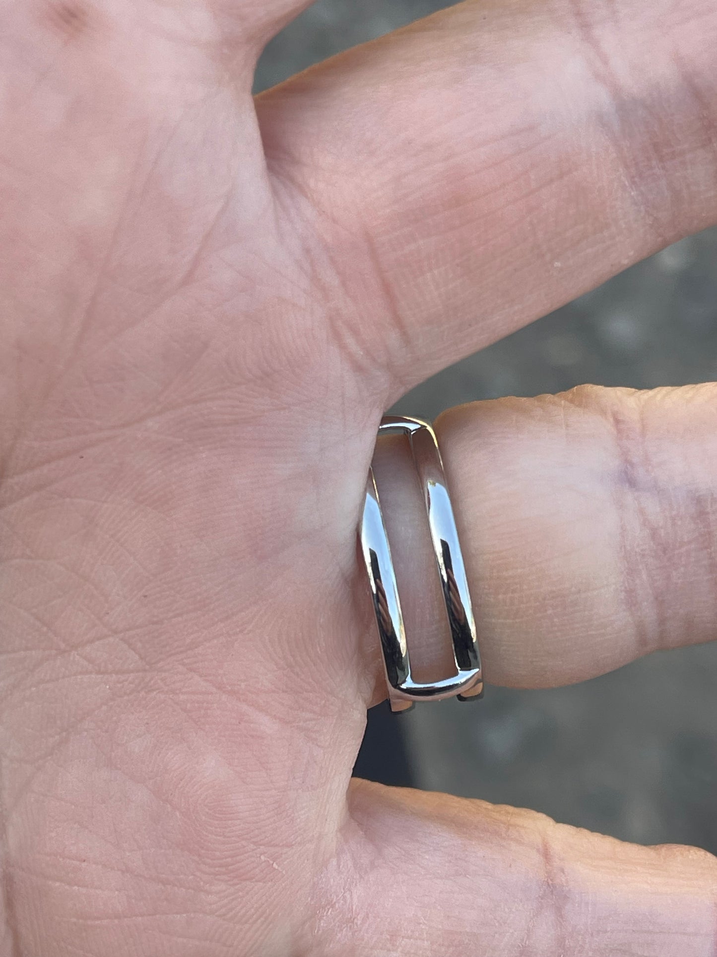 Chancie Moissanite Wedding Band