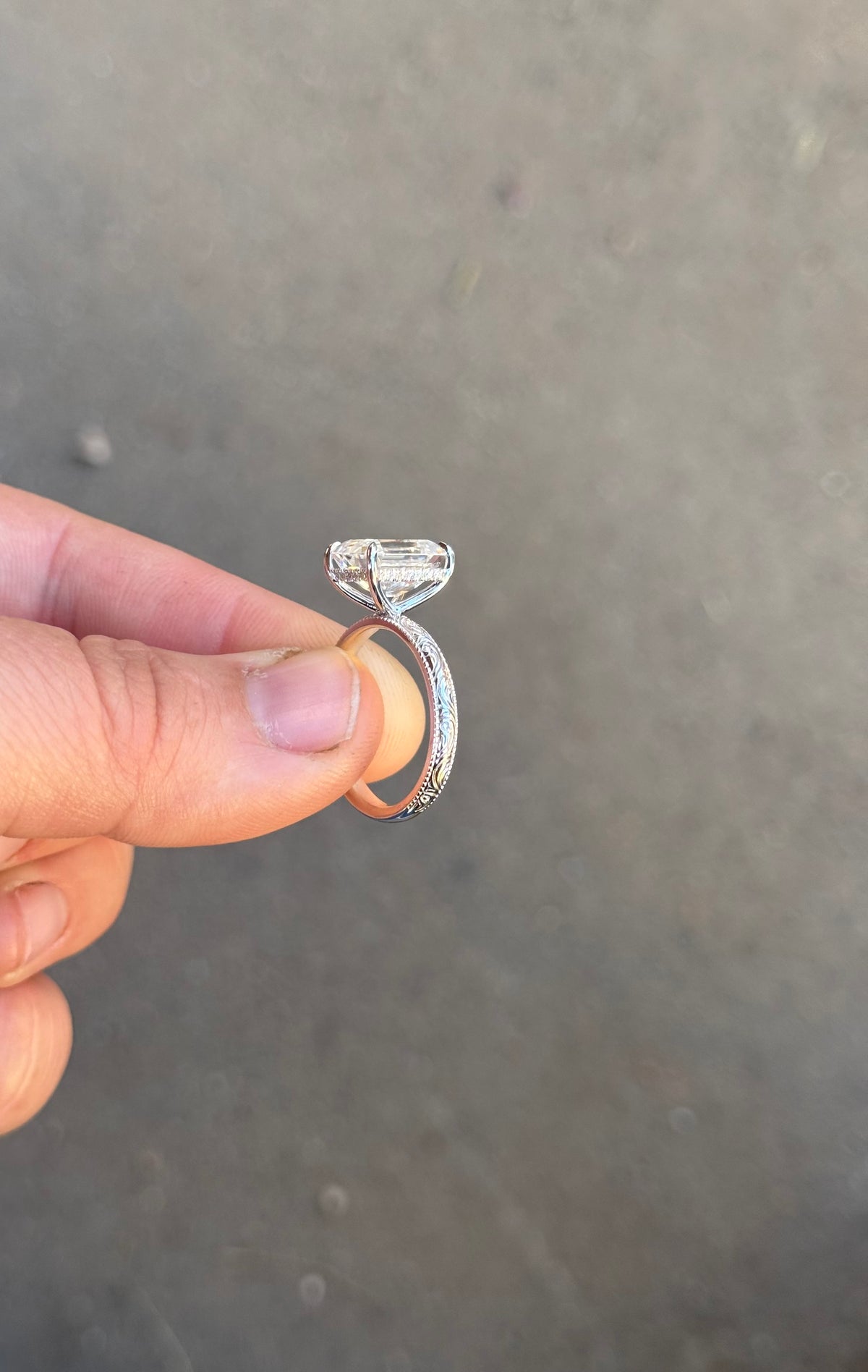 Scout Hidden Halo Engagement Ring