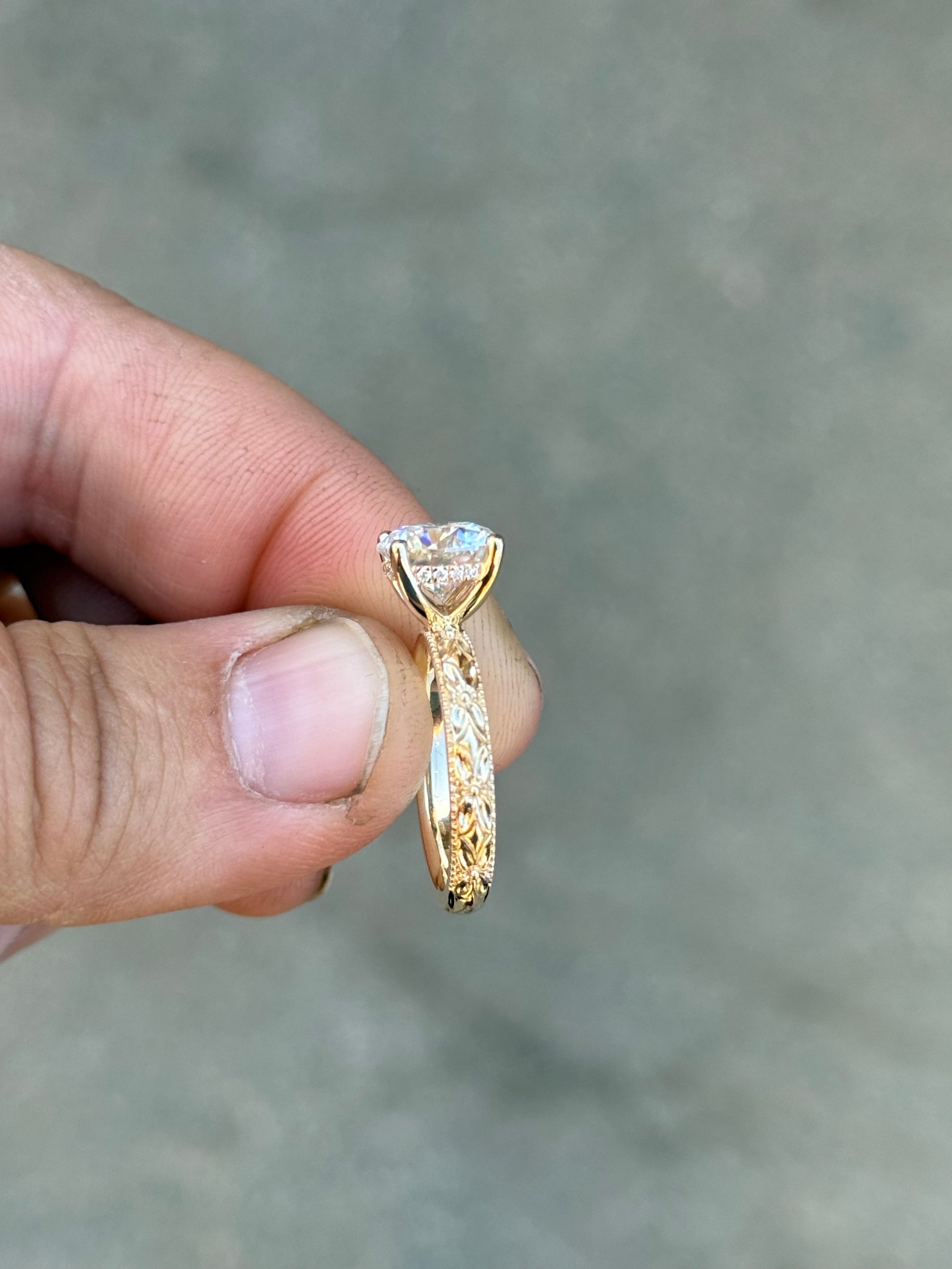 Maybelle Hidden Halo Engagement Ring Engagement Rings Tines Ranch Co