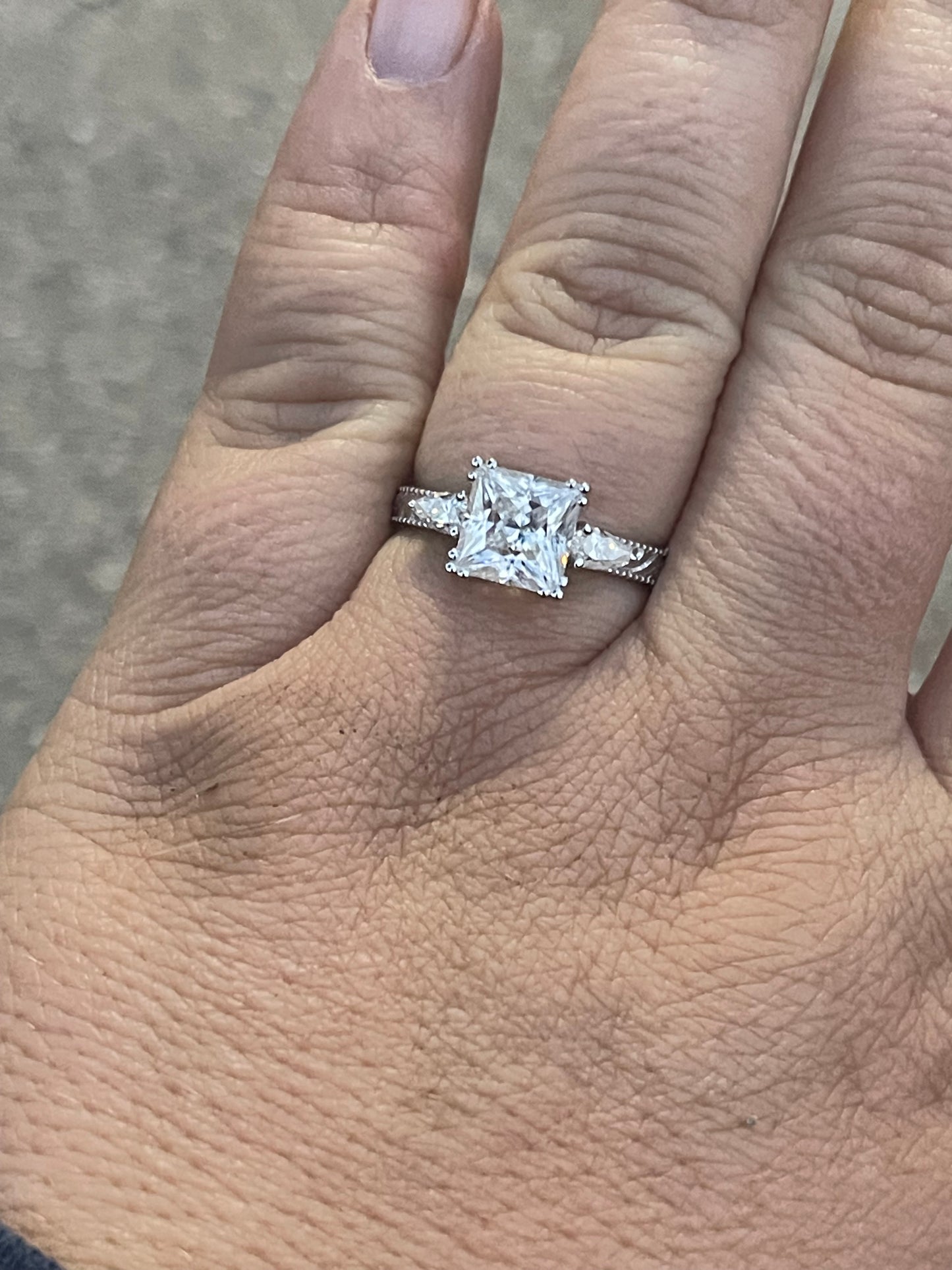 Jameson Sterling Silver Engagement Ring