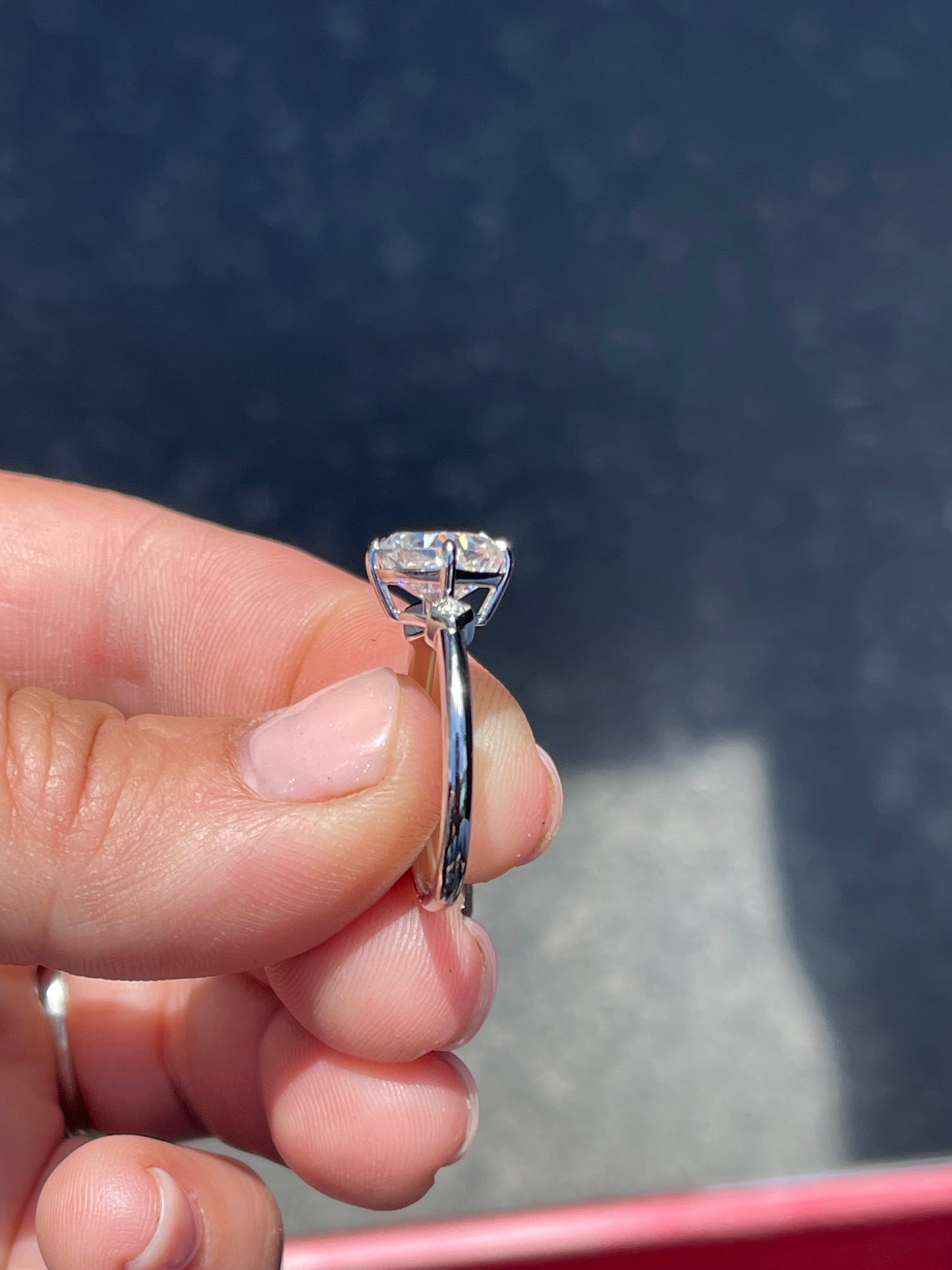 Kalla Sterling Silver Engagement Ring