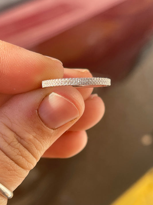 Rory Moissanite Wedding Band