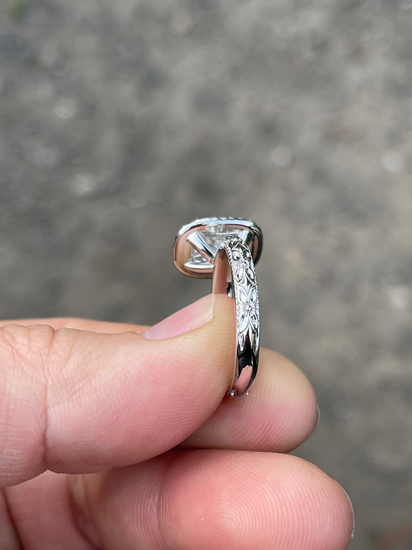 Quinn Sterling Silver Engagement Ring