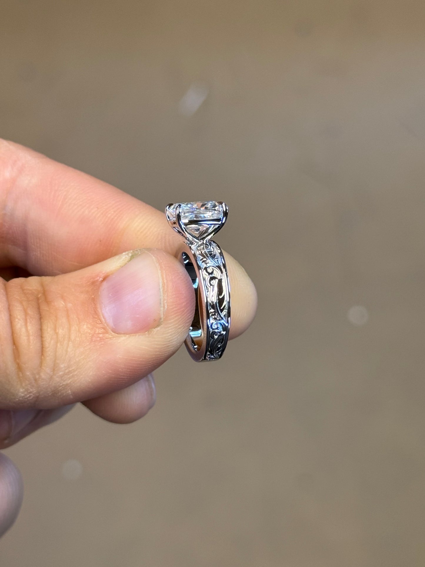 Kaylee Elongated Engagement Ring