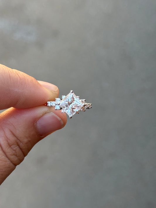 Milla Sterling Silver Engagement Ring Engagement Rings Tines Ranch Co