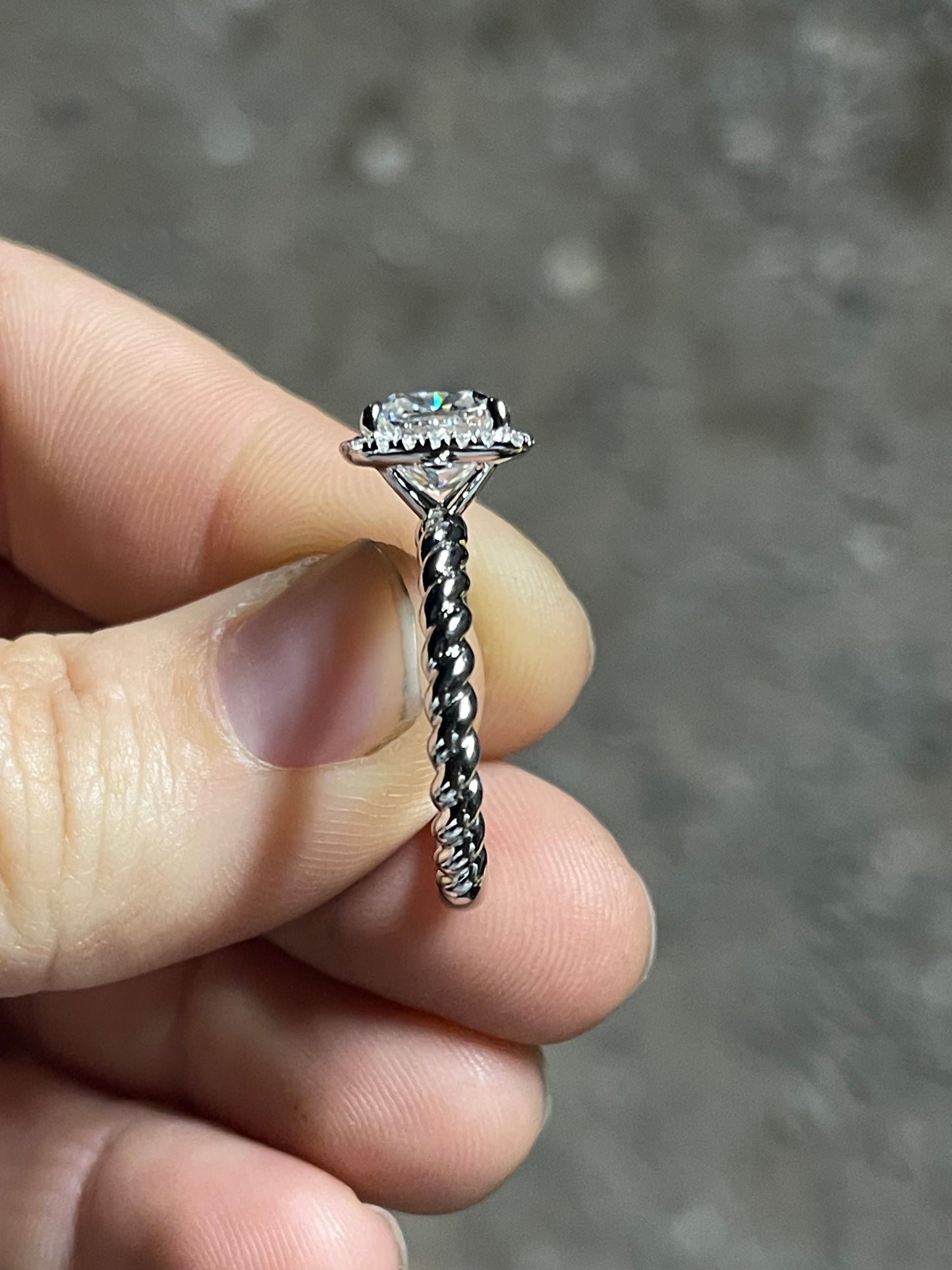 Stevie Sterling Silver Engagement Ring