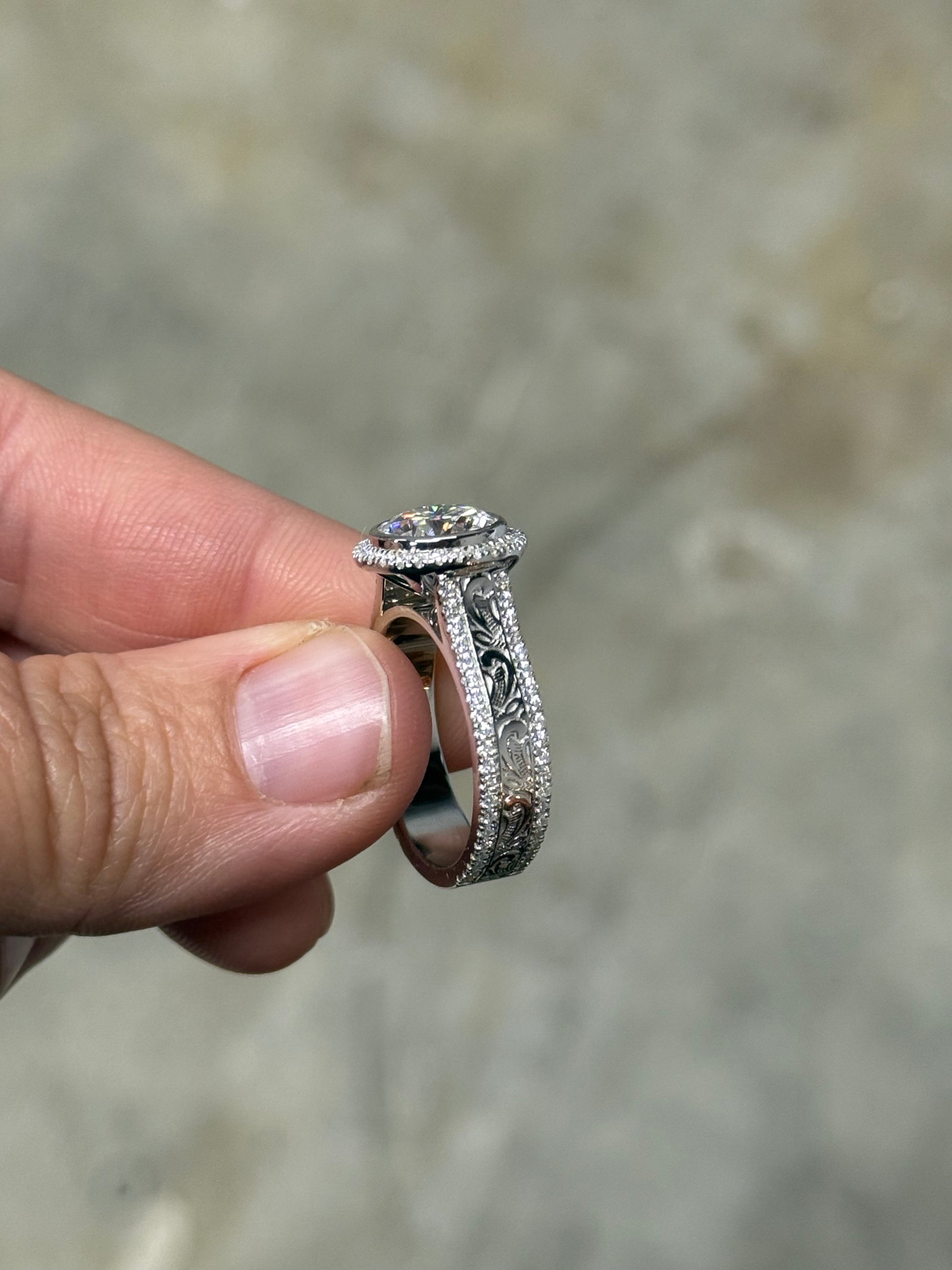 Georgia Cathedral Sterling Silver Engagement Ring Engagement Rings Tines Ranch Co