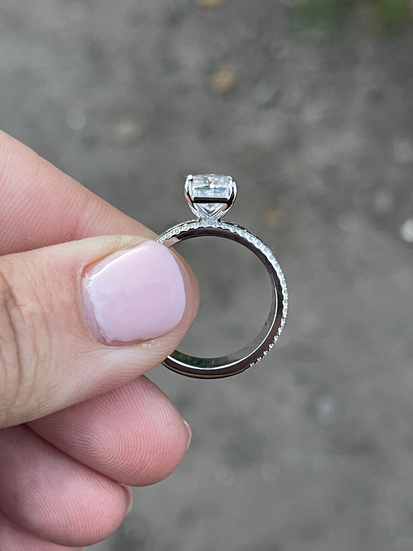 Austin Sterling Silver Engagement Ring