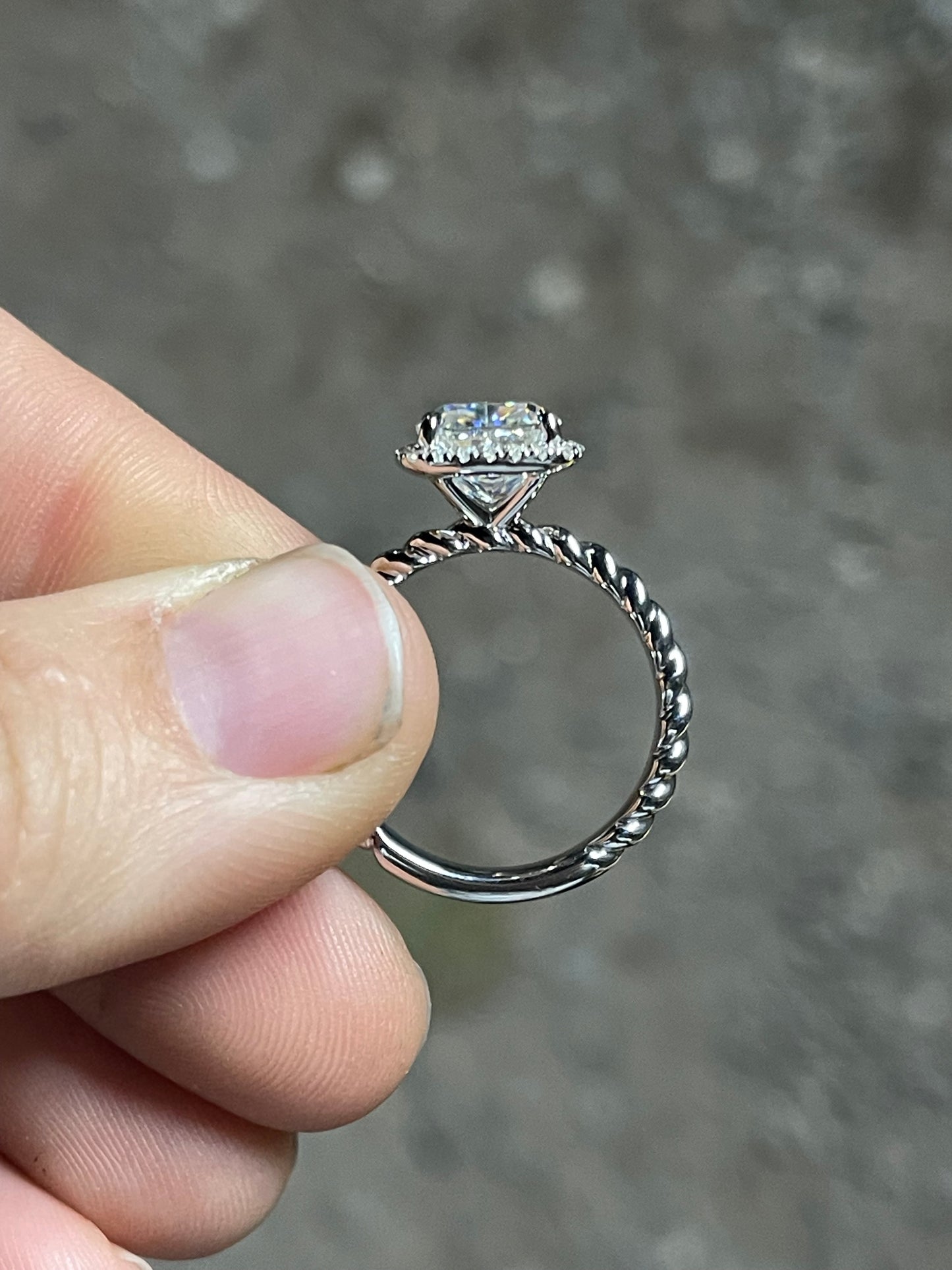 Stevie Sterling Silver Engagement Ring