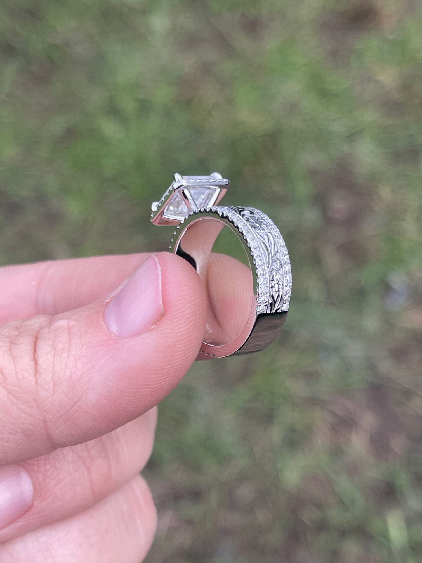 Rae Sterling Silver Engagement Ring