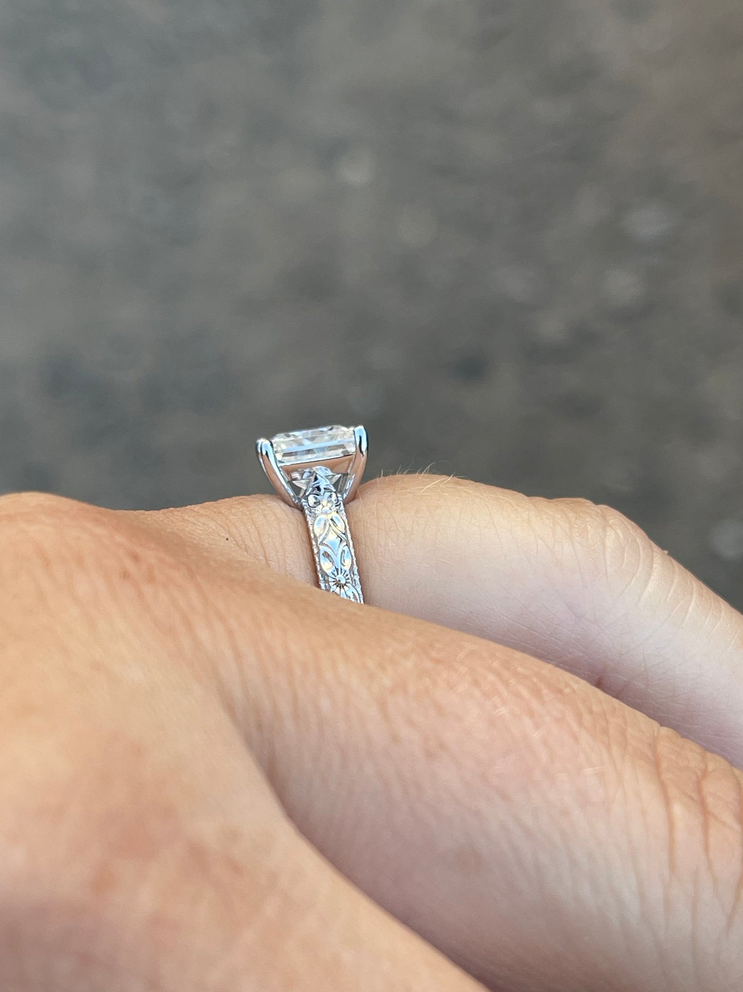 Ember (LP) Sterling Silver Engagement Ring