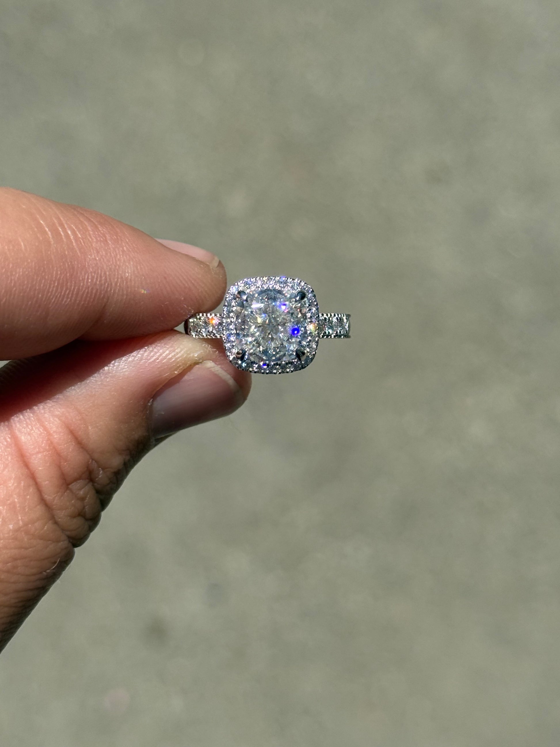 Skylar Pave Engagement Ring Engagement Rings Tines Ranch Co