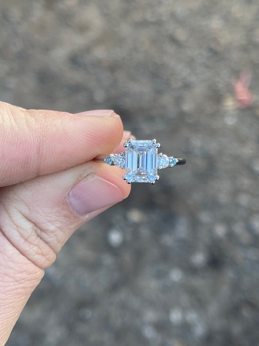 Brady Sterling Silver Engagement Ring