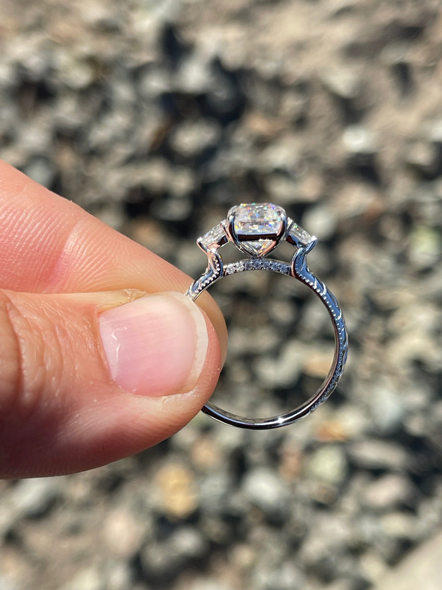 Doloris Sterling Silver Engagement Ring