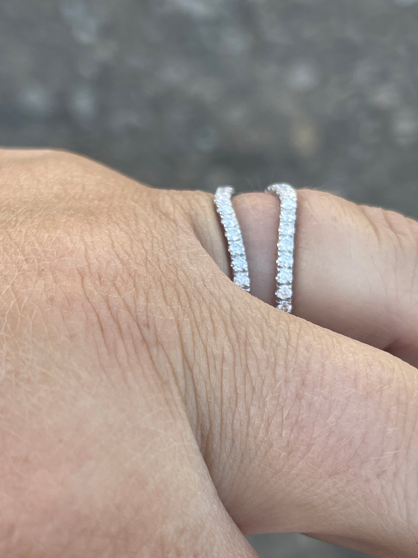 Ridley Moissanite Wedding Band
